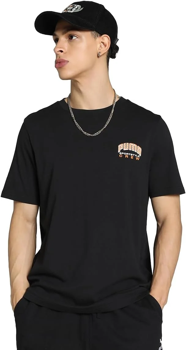 تی‌شرت گرافیکی مردانه پوما مدل اسپورت‌استایل کرو