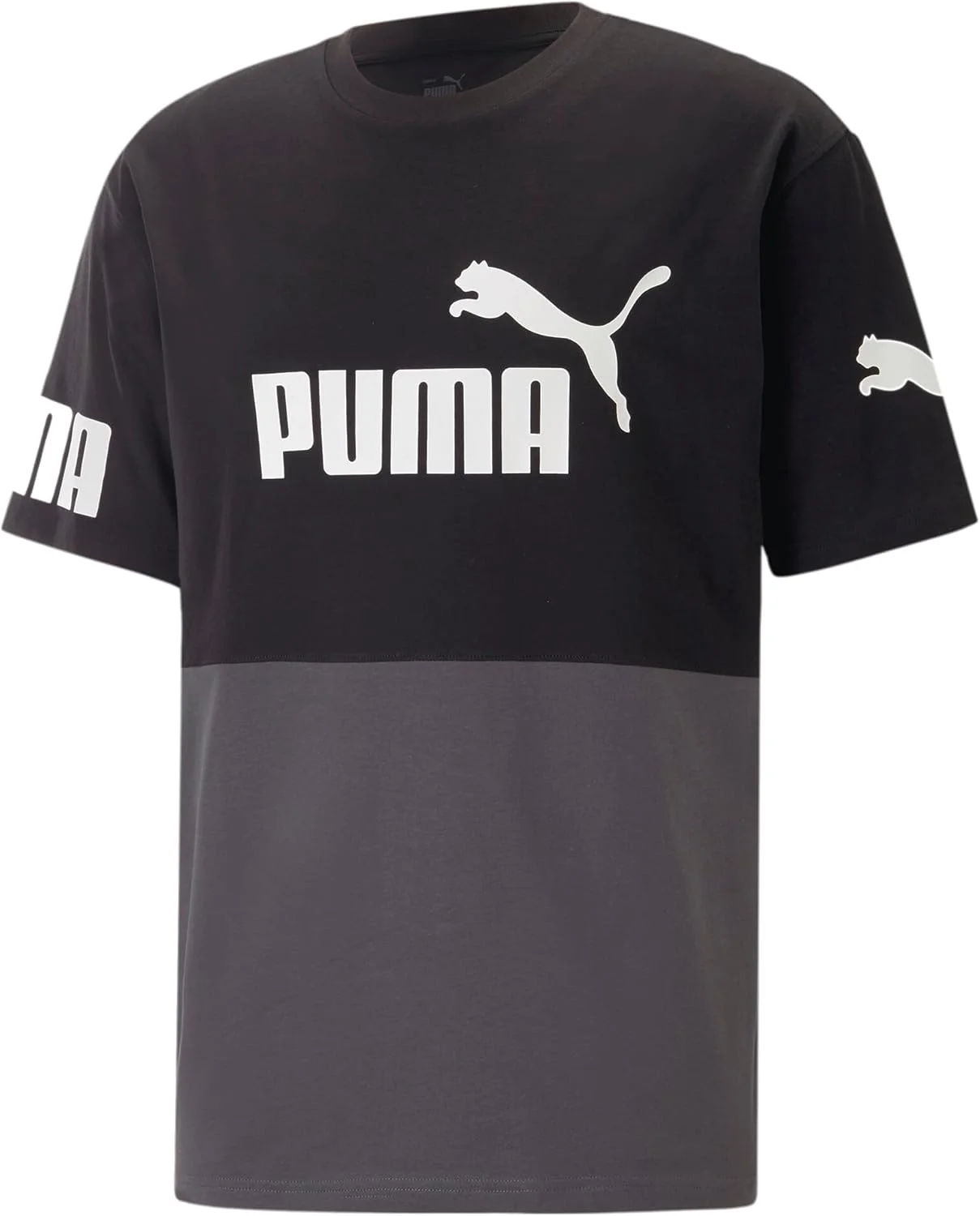 تی‌شرت مردانه پوما با طرح رنگی و برش آزاد (67332101_مشکی)