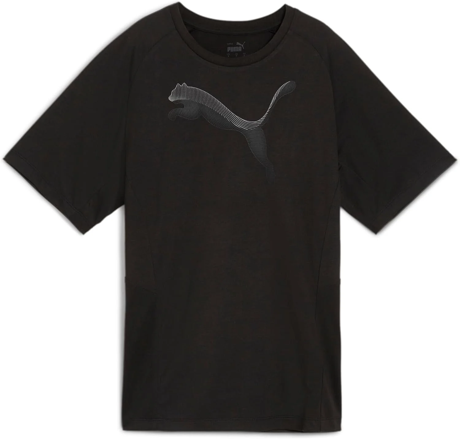 تی‌شرت یقه گرد پوما مدل Evostripe مناسب آقایان و بانوان