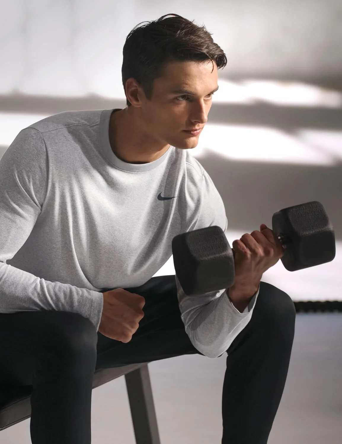 تی شرت آستین بلند مردانه نایکی DriFit Reset Legend مشکی