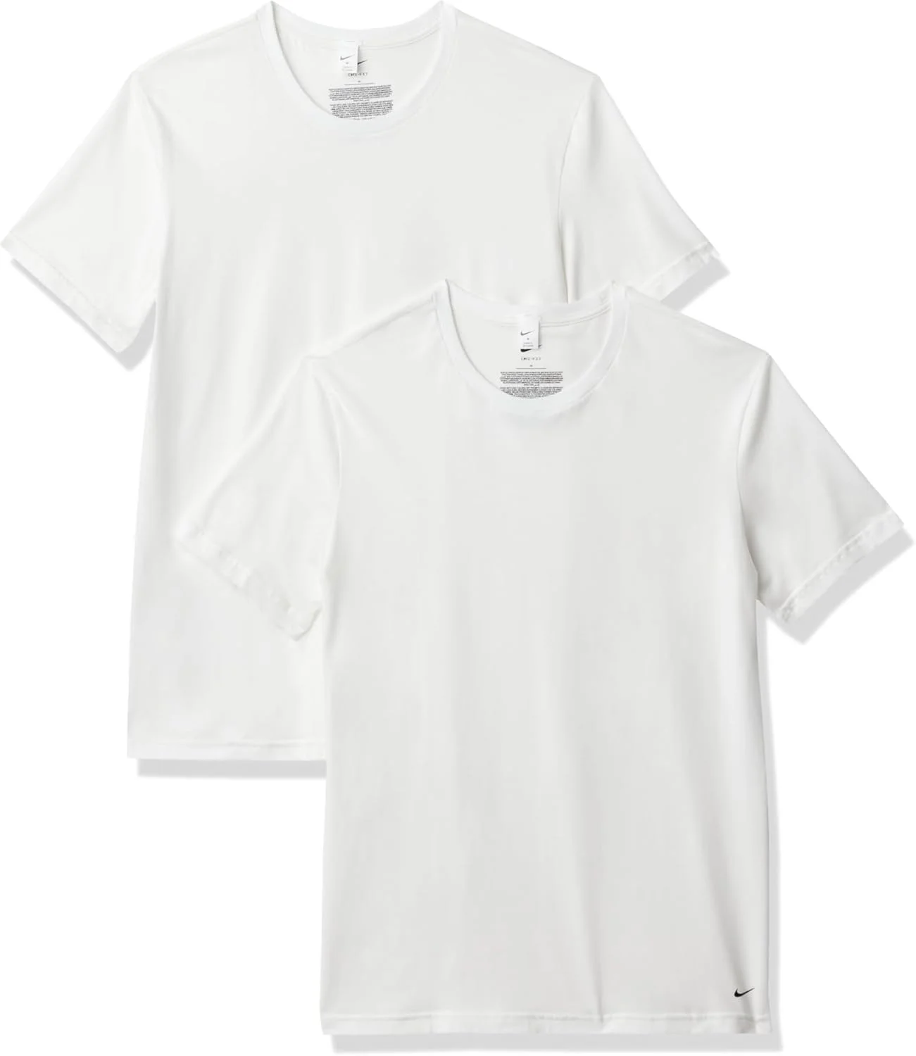 زیرپوش آستین کوتاه مردانه نایکی مدل All Day Cotton Stretch (بسته 2 عددی)