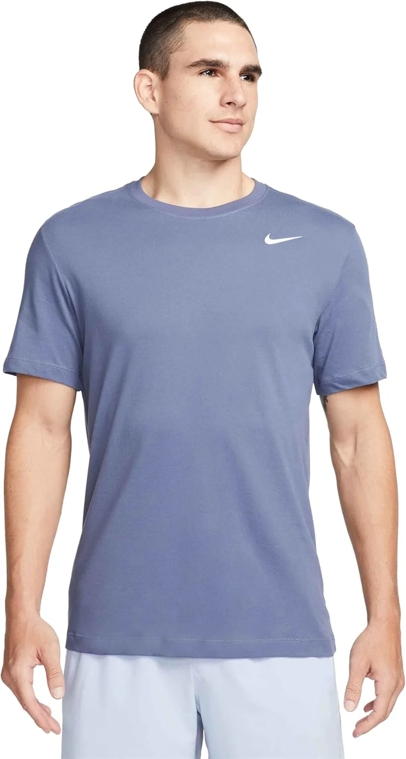 تی شرت مردانه نایکی مدل DRI FIT DFC CREW SOLID، آبی پخش شده، سایز L