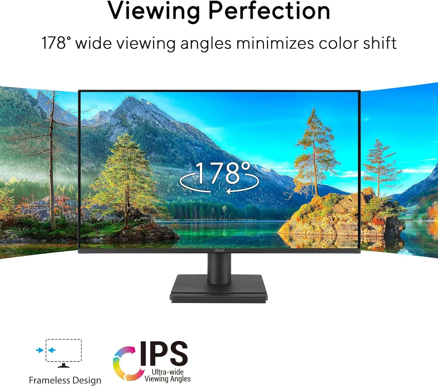 مانیتور گیمینگ ASUS VA249HG Eye Care: ۲۴ اینچ (قابل مشاهده ۲۳.۸ اینچ)، IPS، Full HD، ۹۹% sRGB، بدون حاشیه، ۱۲۰ هرتز، Adaptive-Sync، ۱ میلیثانیه MPRT، HDMI، VGA، نور آبی کم، بدون پرش تصویر، قابلیت نصب روی دیوار - مشکی مانیتور گیمینگ ASUS VA249HG Eye Care: ۲۴ اینچ (قابل مشاهده ۲۳.۸ اینچ)، IPS، Full HD، ۹۹% sRGB، بدون حاشیه، ۱۲۰ هرتز، Adaptive-Sync، ۱ میلیثانیه MPRT، HDMI، VGA، نور آبی کم، بدون پرش تصویر، قابلیت نصب روی دیوار - مشکی