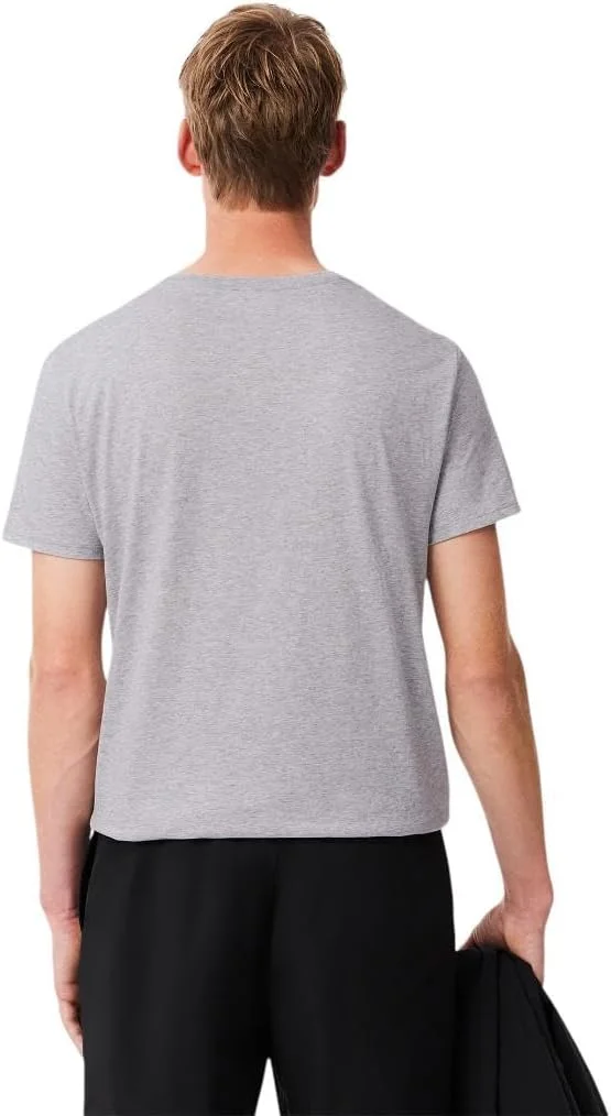 تی شرت آستین کوتاه یقه هفت مردانه لاکوست، تهیه شده از پنبه پیما تی شرت آستین کوتاه یقه هفت مردانه لاکوست، تهیه شده از پنبه پیما