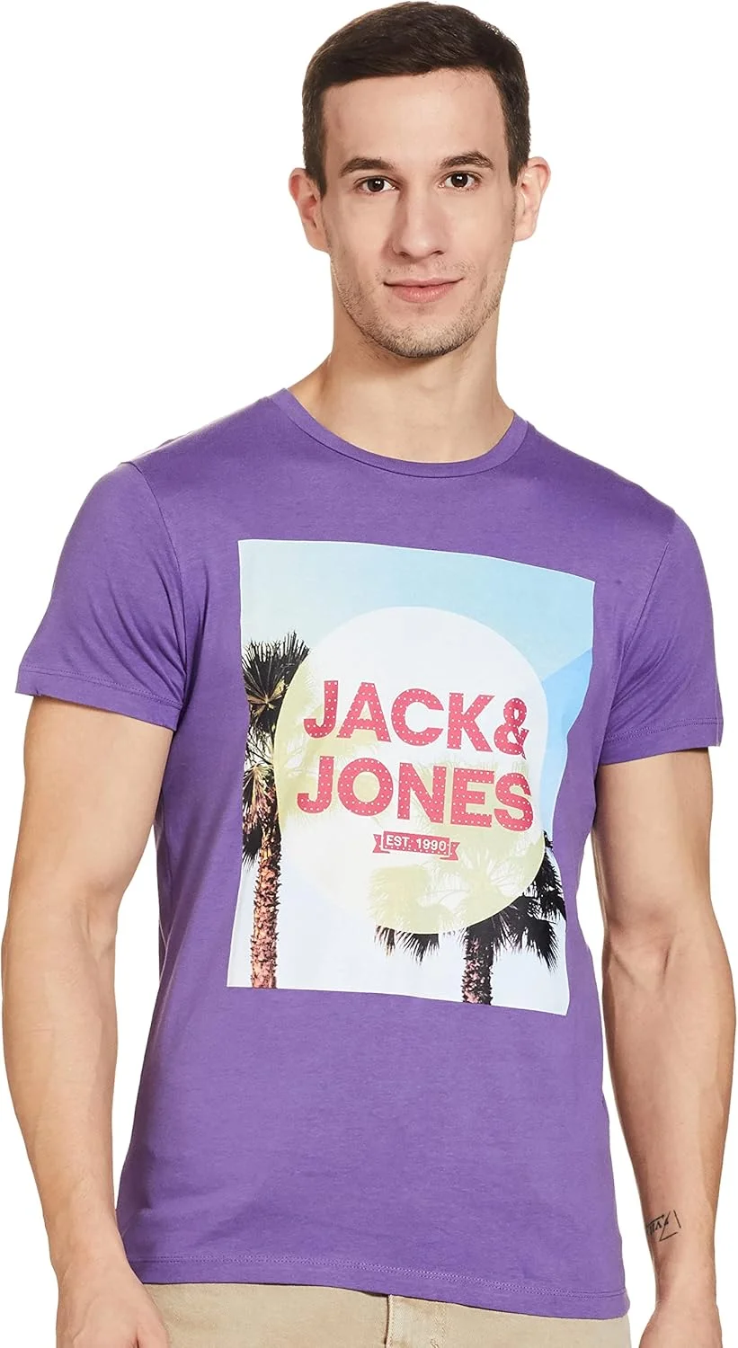 تی شرت مردانه اسلیم جک اند جونز