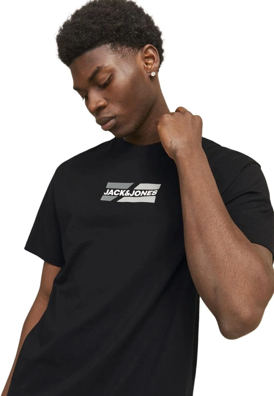 تی شرت مردانه جک اند جونز مدل Jjecorp Graphic Tee Ss O-neck Noos (تک بسته)