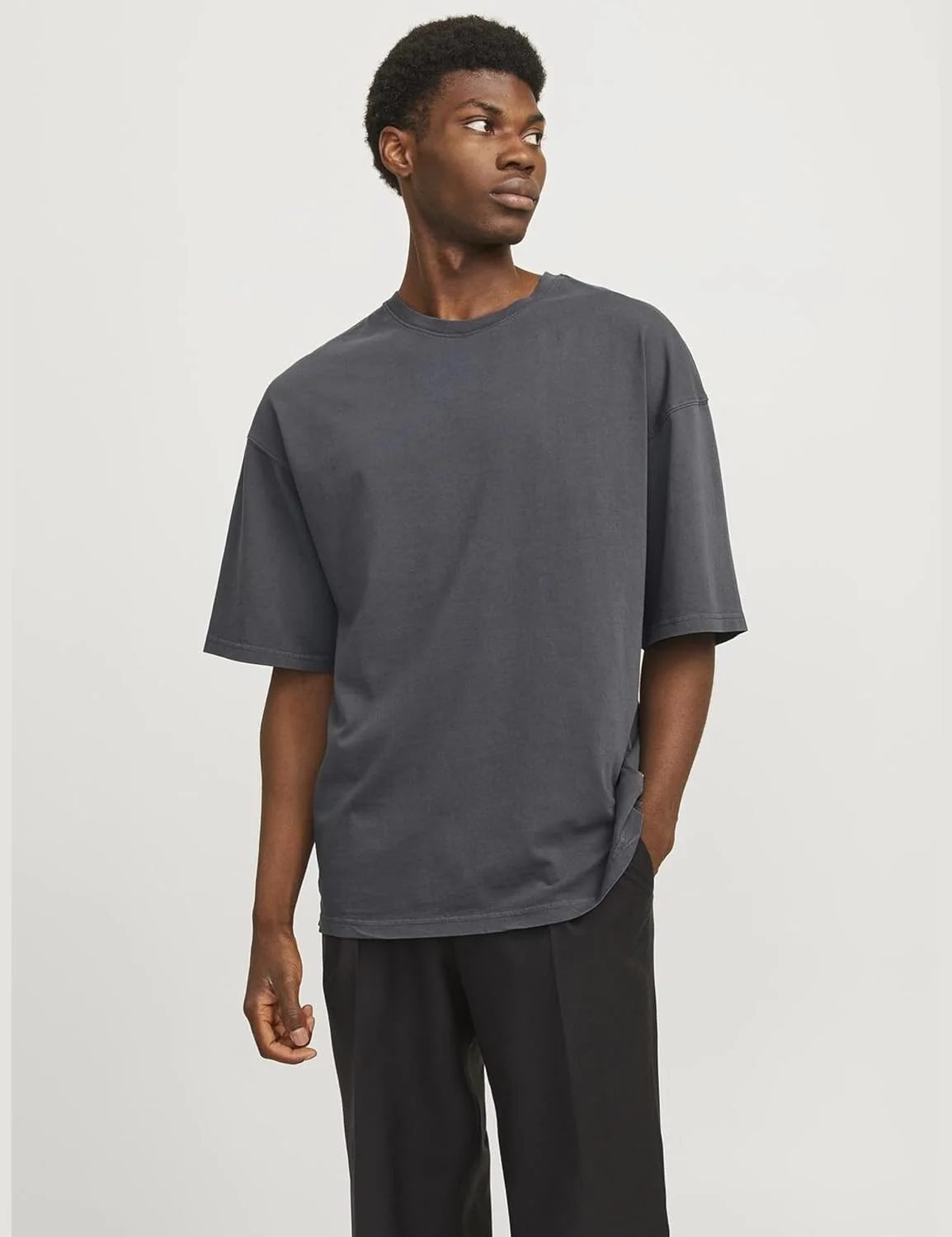 تی شرت مردانه یقه گرد Jack & Jones مدل Jjecharge Faded Noos (تک عددی)