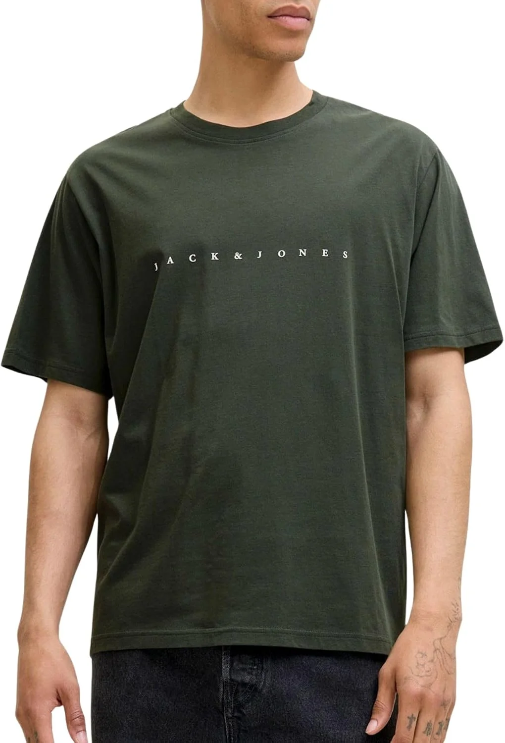 تی شرت مردانه جک اند جونز مدل JJESTAR JJ TEE SS NOOS