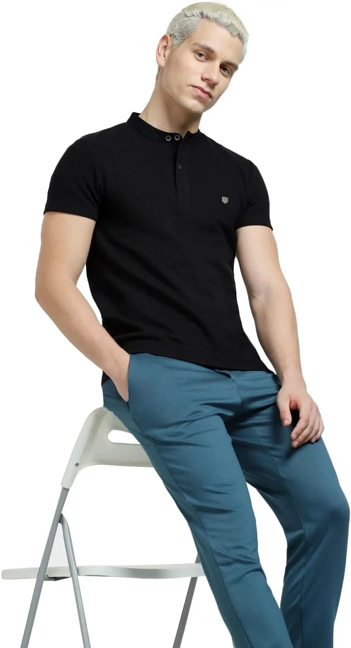 تی‌شرت اسلیم فیت جک اند جونز (125838501_مشکی_S)