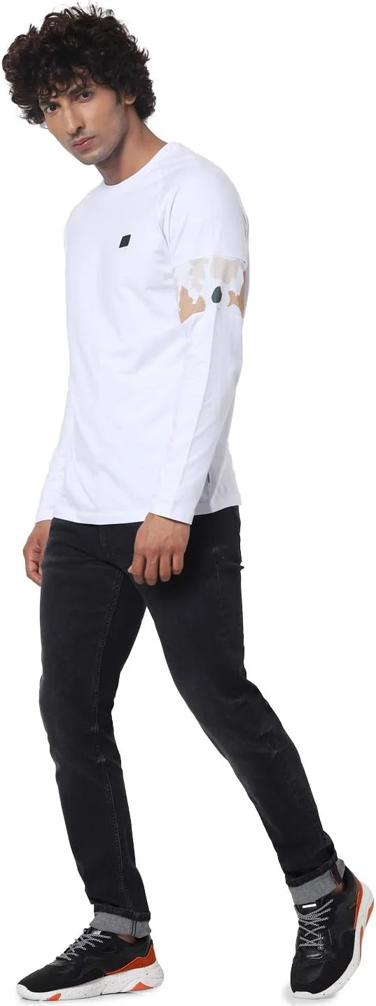 تی شرت آستین بلند مردانه جک اند جونز (231726702_سفید S)
