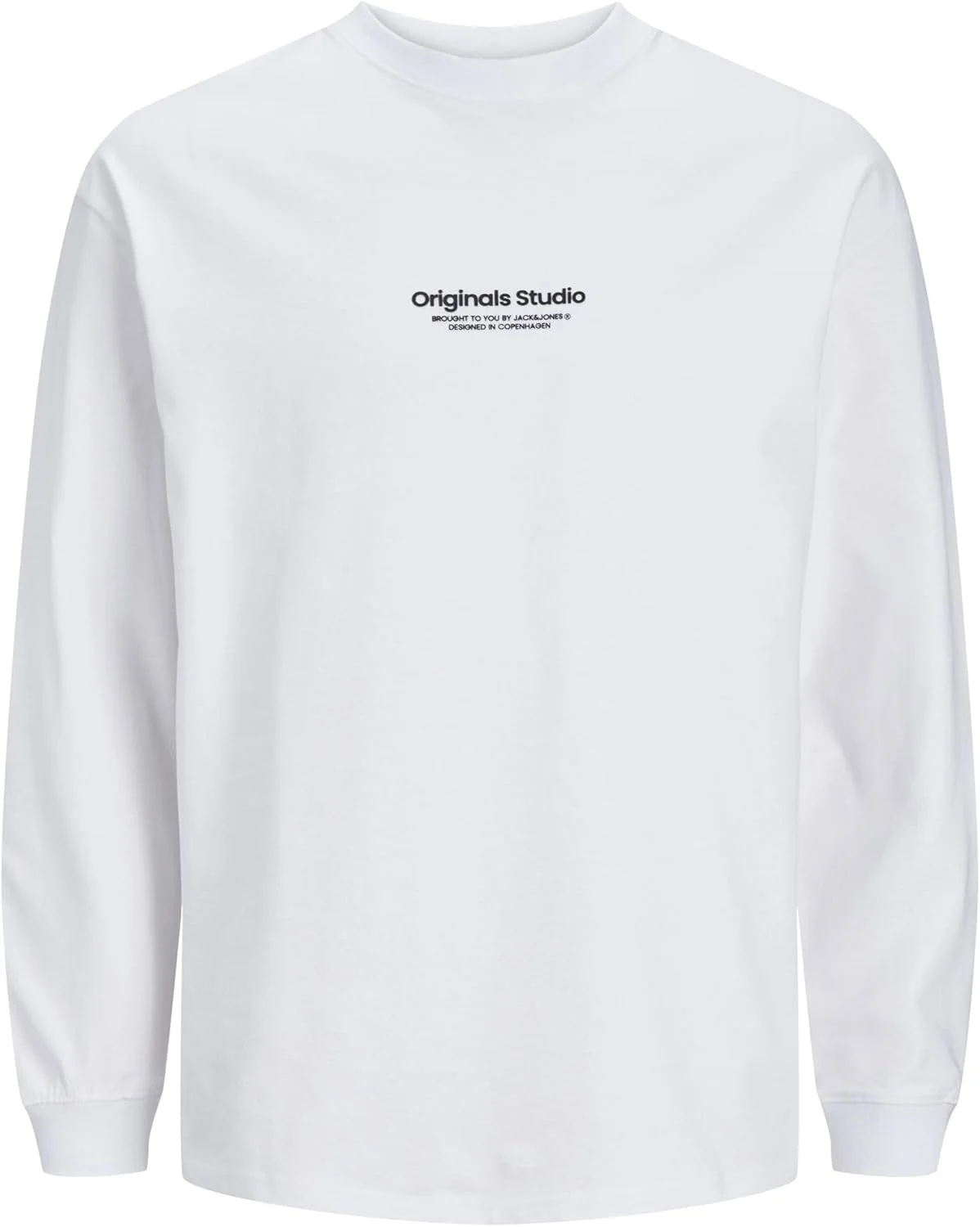 تی شرت آستین بلند مردانه جک اند جونز مدل Jorvesterbro یقه گرد