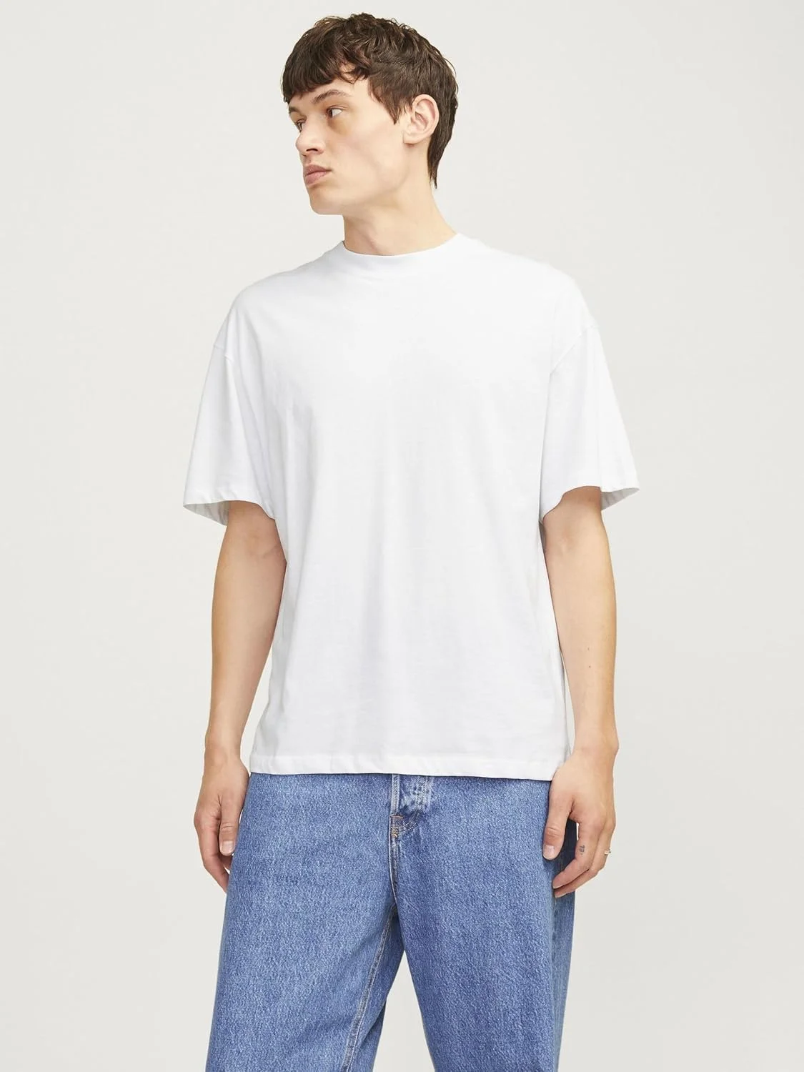 تی شرت مردانه جک اند جونز مدل Jjebradley Tee Ss O-neck 2pk Mp (بسته 2 عددی)