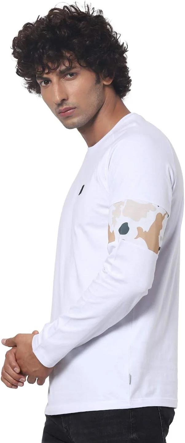 تی شرت آستین بلند مردانه جک اند جونز (231726702_سفید S)