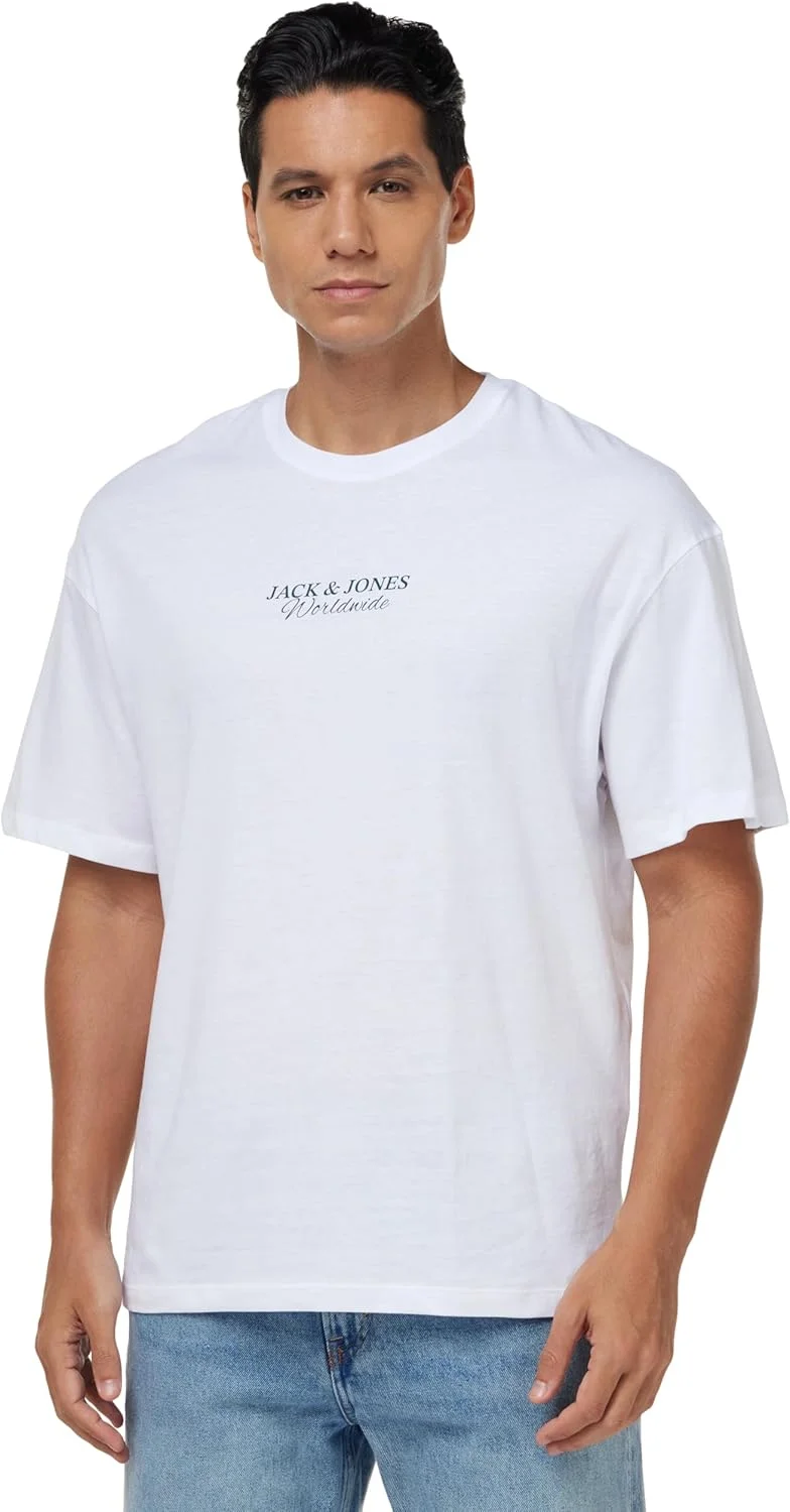 تی شرت مردانه یقه گرد JACK & JONES PRAIA