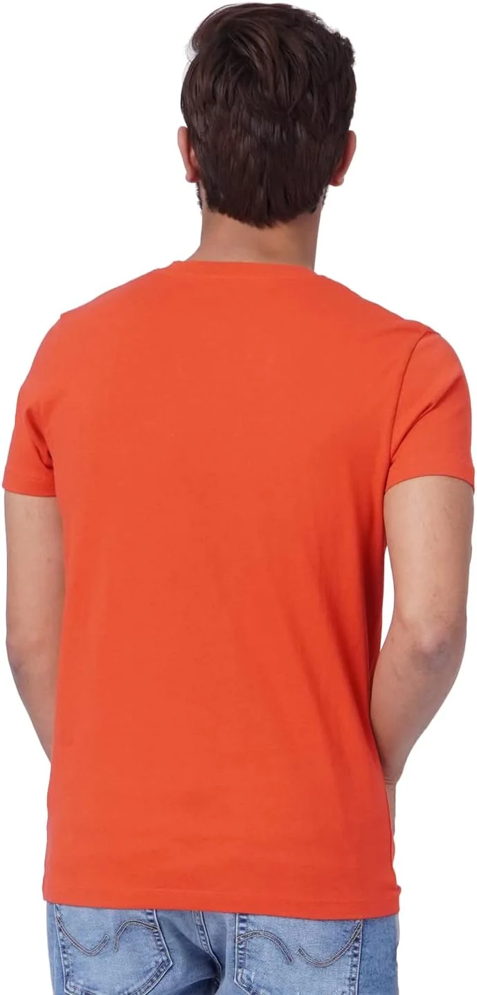 تی شرت مردانه جک اند جونز با طرح چاپی و برش اسلیم فیت