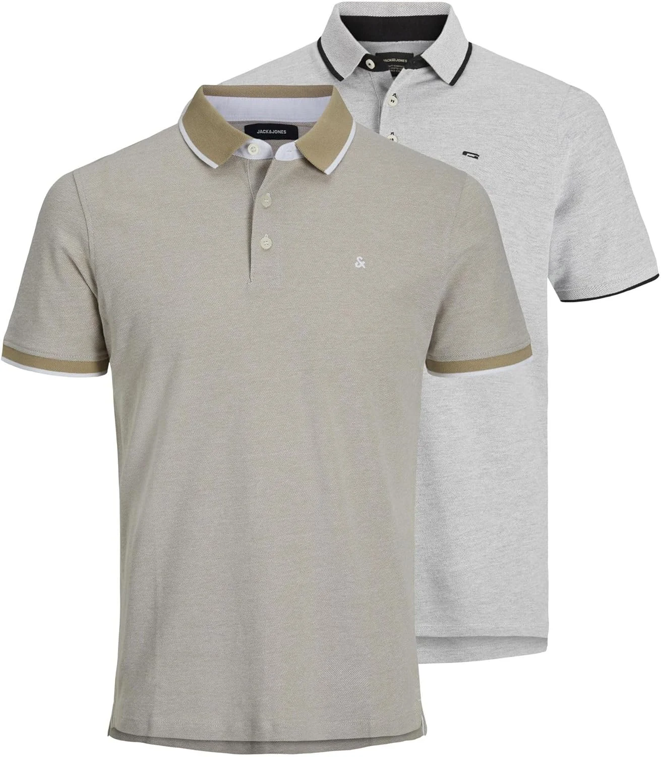 پولوشرت مردانه جک اند جونز مدل JJEPAULOS POLO SS 2PK MP NOOS