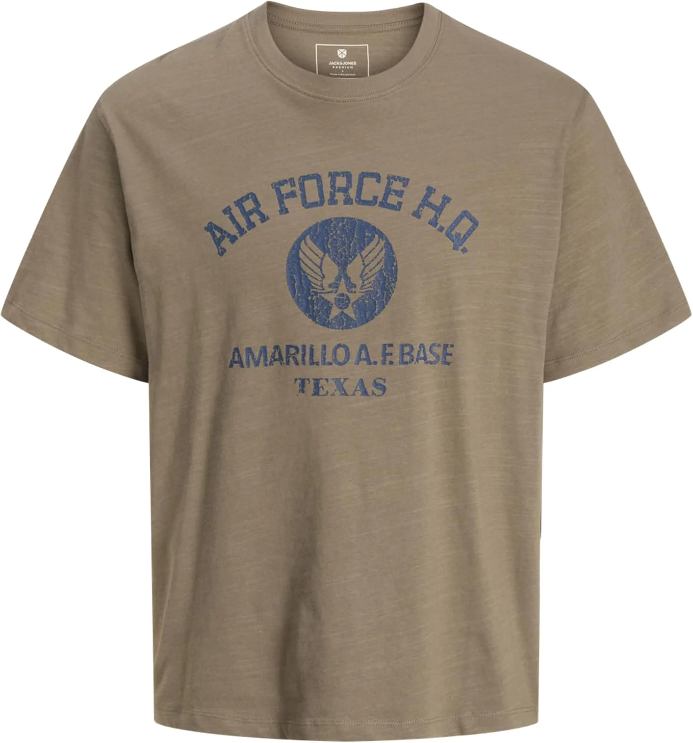 تی شرت آستین کوتاه مردانه جک اند جونز مدل Jprblupete (تک عددی)