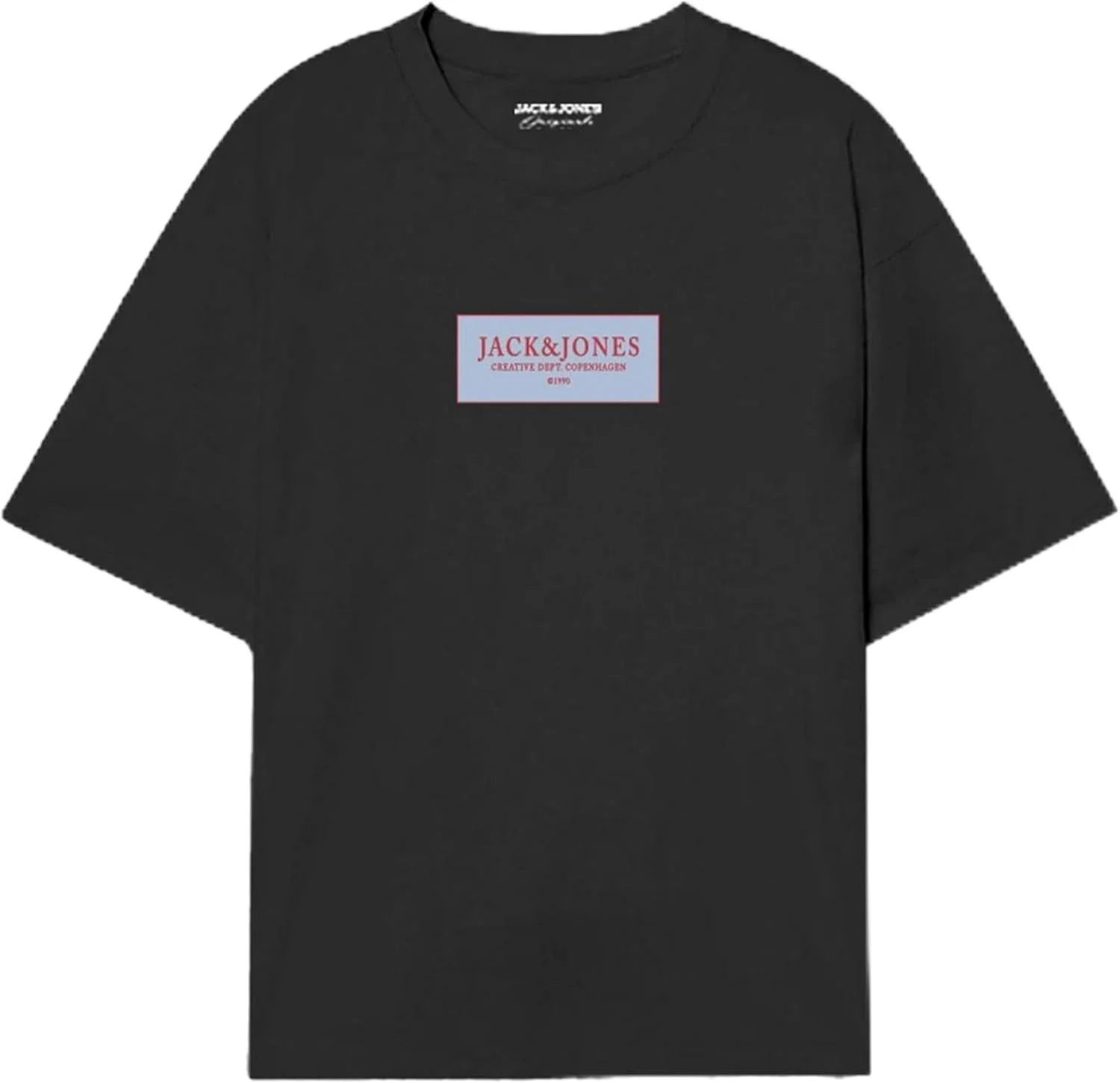 تی شرت یقه گرد آستین کوتاه مردانه جک اند جونز مدل Jorgreene Fst (بسته 1 عددی)