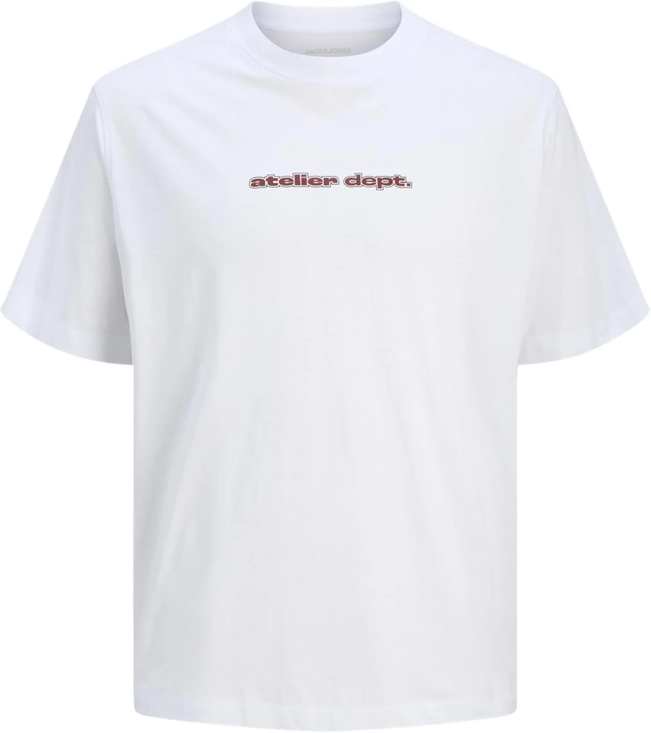 تی شرت آستین کوتاه یقه گرد مردانه جک اند جونز مدل Jjrody (تک عددی)