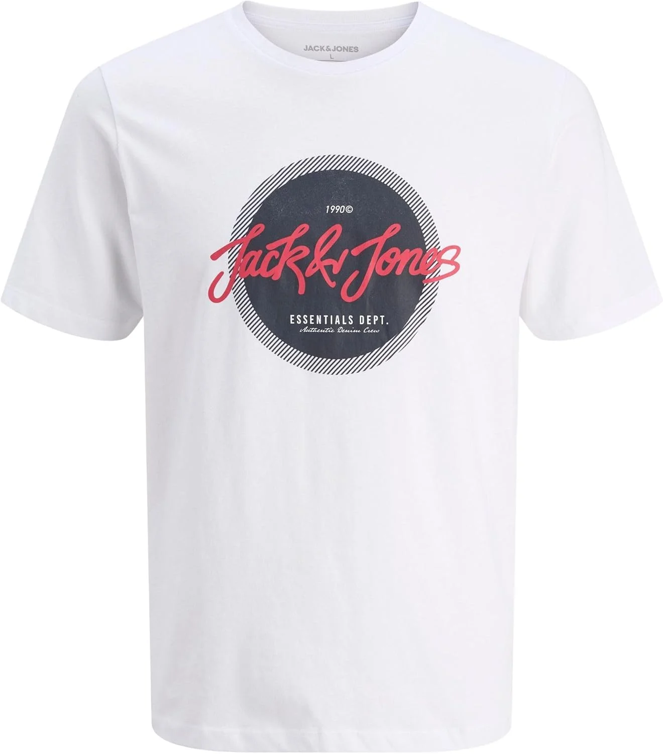 تی شرت مردانه جک اند جونز مدل Jjurban یقه گرد (تک عددی)