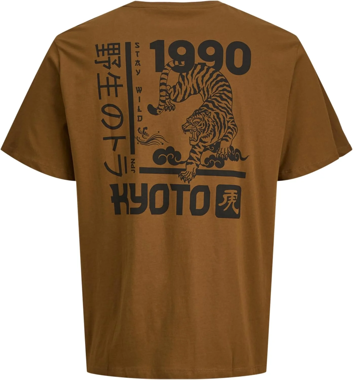 تی شرت یقه گرد آستین کوتاه مردانه جک اند جونز مدل Jjmiko