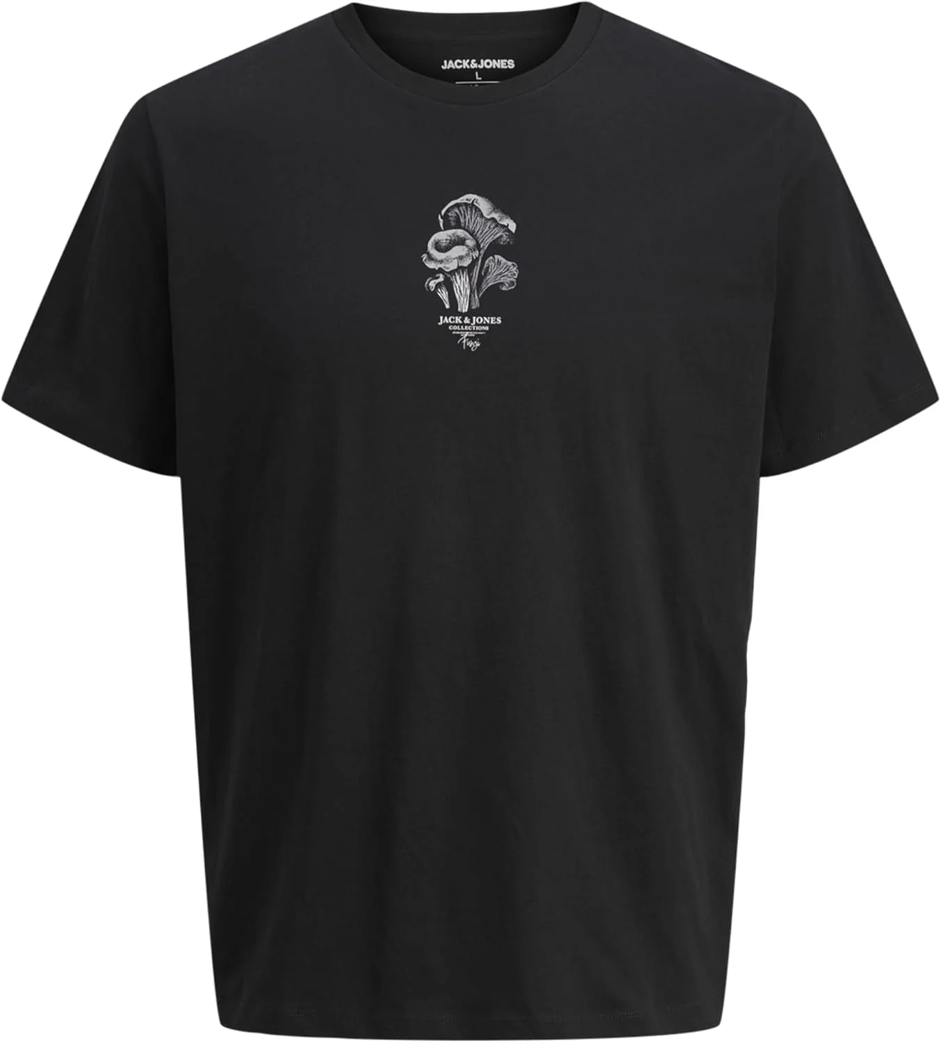 تی شرت آستین کوتاه یقه گرد مردانه جک اند جونز مدل Jjkento (تک عددی)