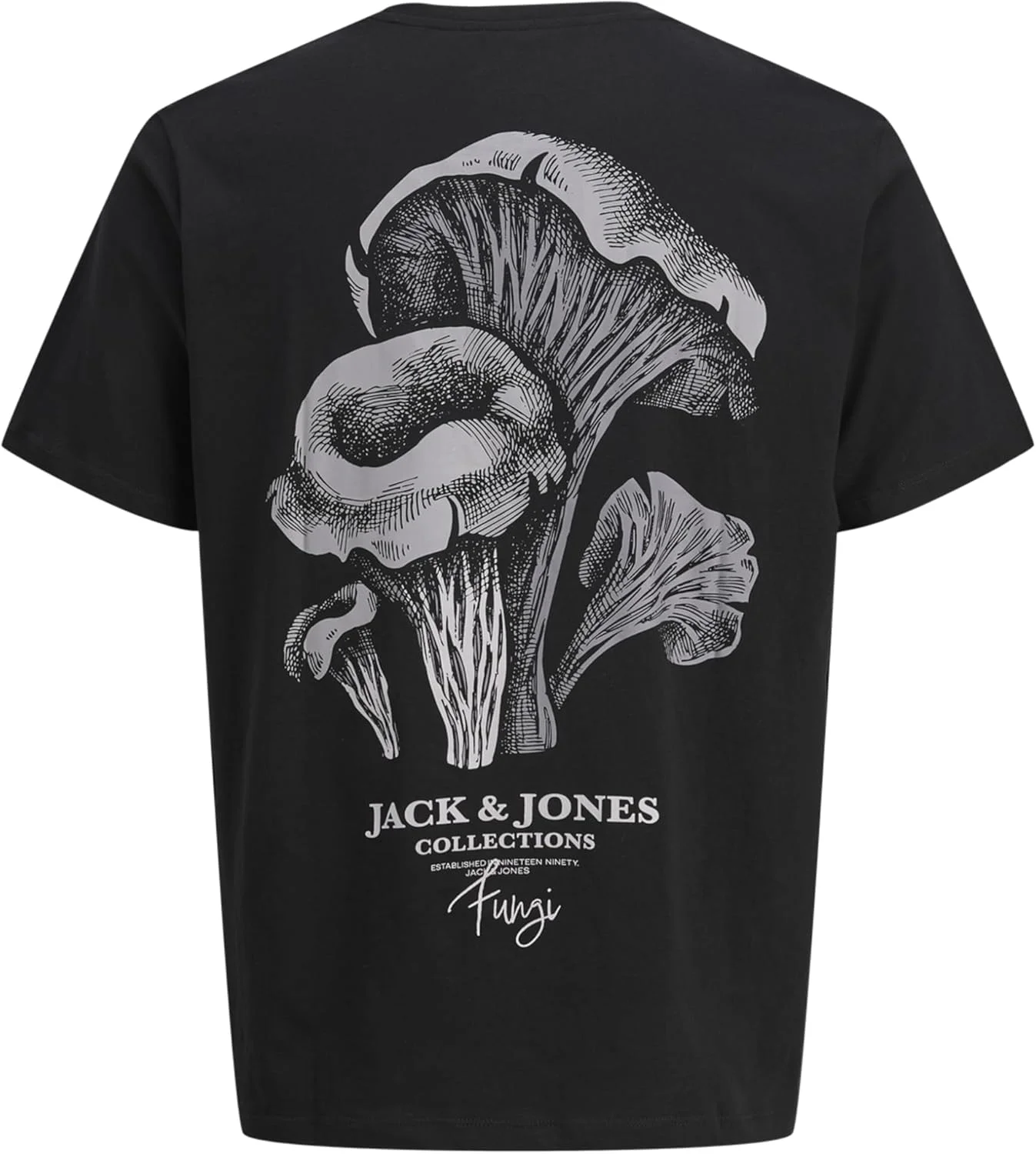 تی شرت آستین کوتاه یقه گرد مردانه جک اند جونز مدل Jjkento (تک عددی)