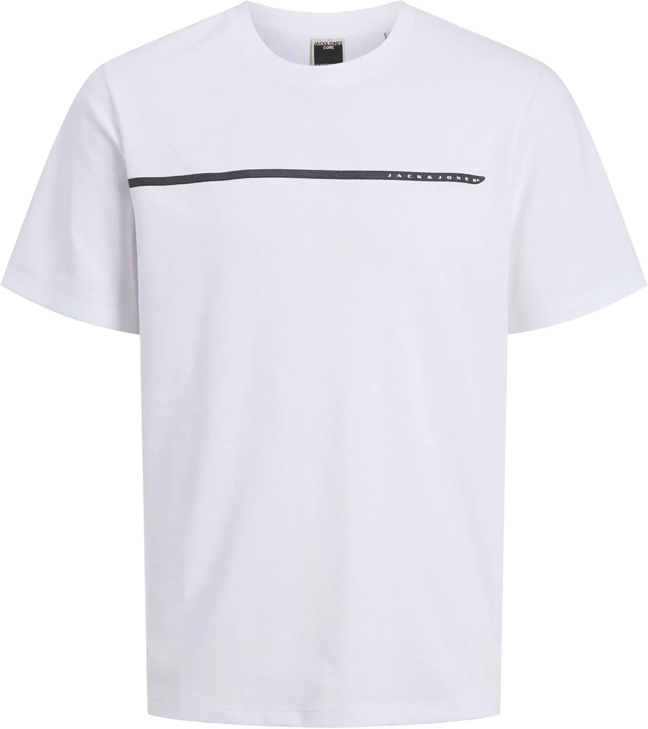 تی شرت مردانه جک اند جونز مدل JCOFUSION FULL BRANDING TEE SS CREW NOOS (بسته 1 عددی)