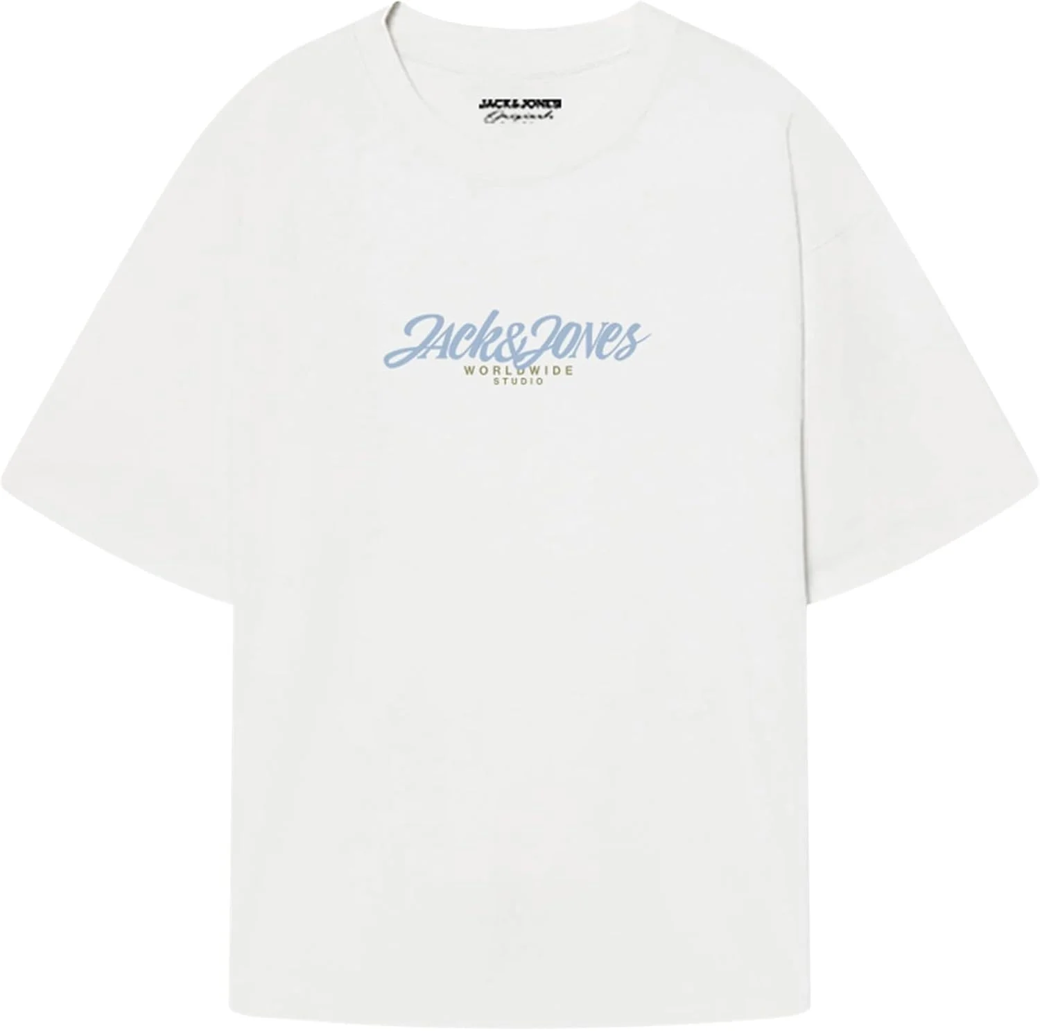 تی شرت مردانه جک اند جونز مدل JORTAVIRA یقه گرد آستین کوتاه بسته 3 عددی