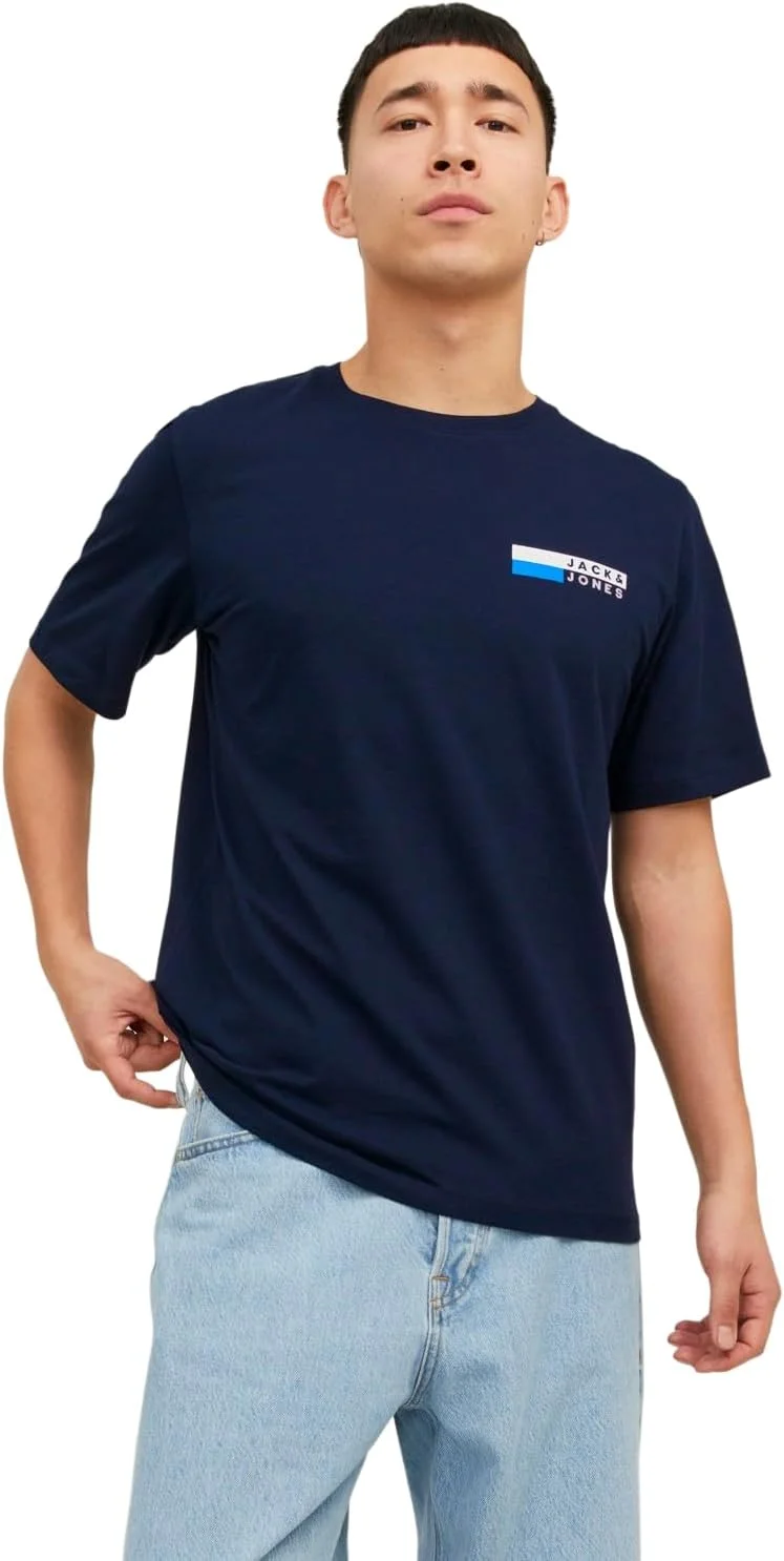 تی شرت مردانه جک اند جونز مدل JJECORP LOGO TEE PLAY SS O-NECK NOOS (تک عددی)