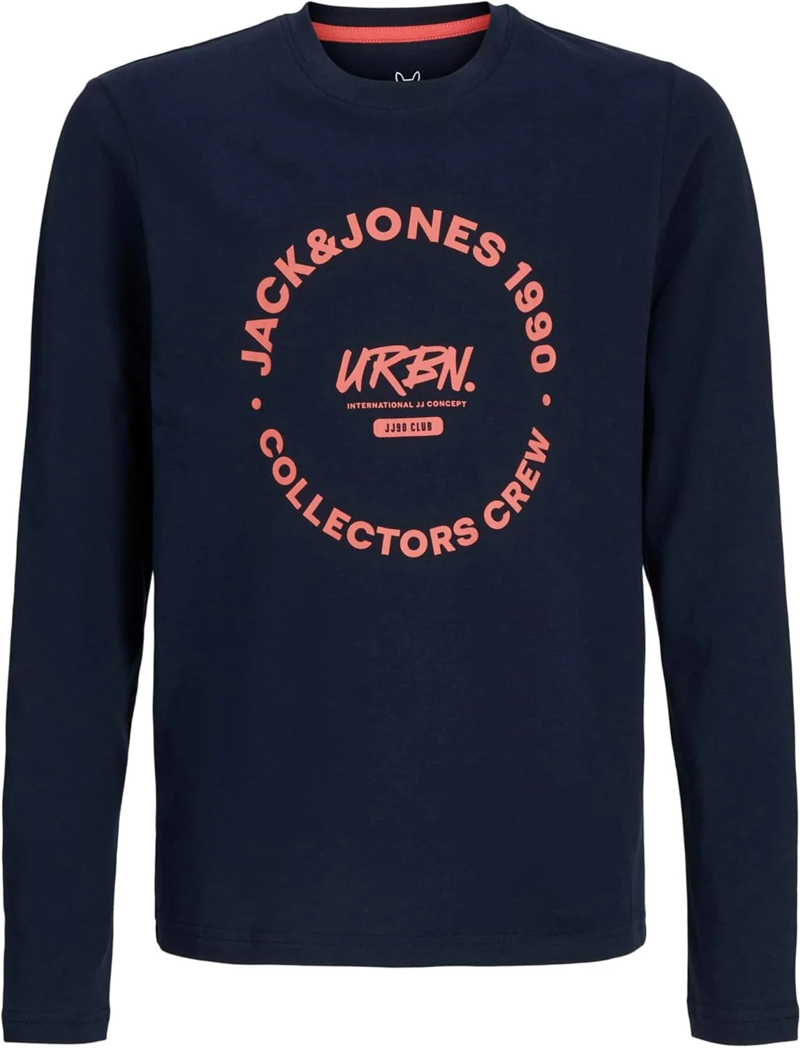 تی شرت آستین بلند یقه گرد مردانه جک اند جونز مدل JJSIMON TEE LS CREW NECK JNR