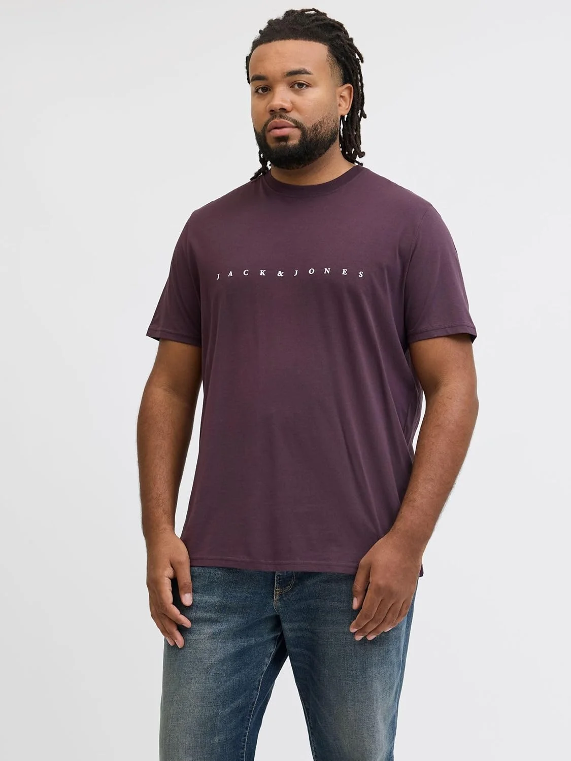 تی شرت مردانه جک اند جونز مدل JJESTAR JJ TEE SS NOOS PLS