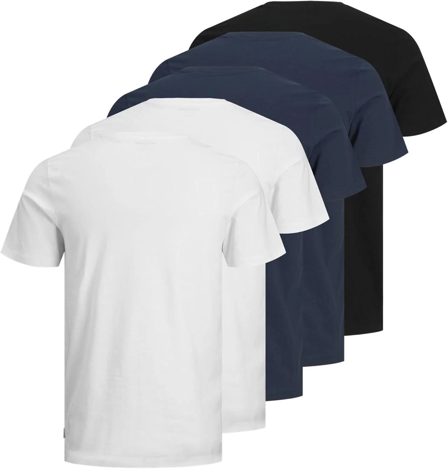 تی شرت مردانه جک اند جونز مدل Jjeorganic Basic Tee Ss O-neck 5pk Mp (بسته 5 عددی)