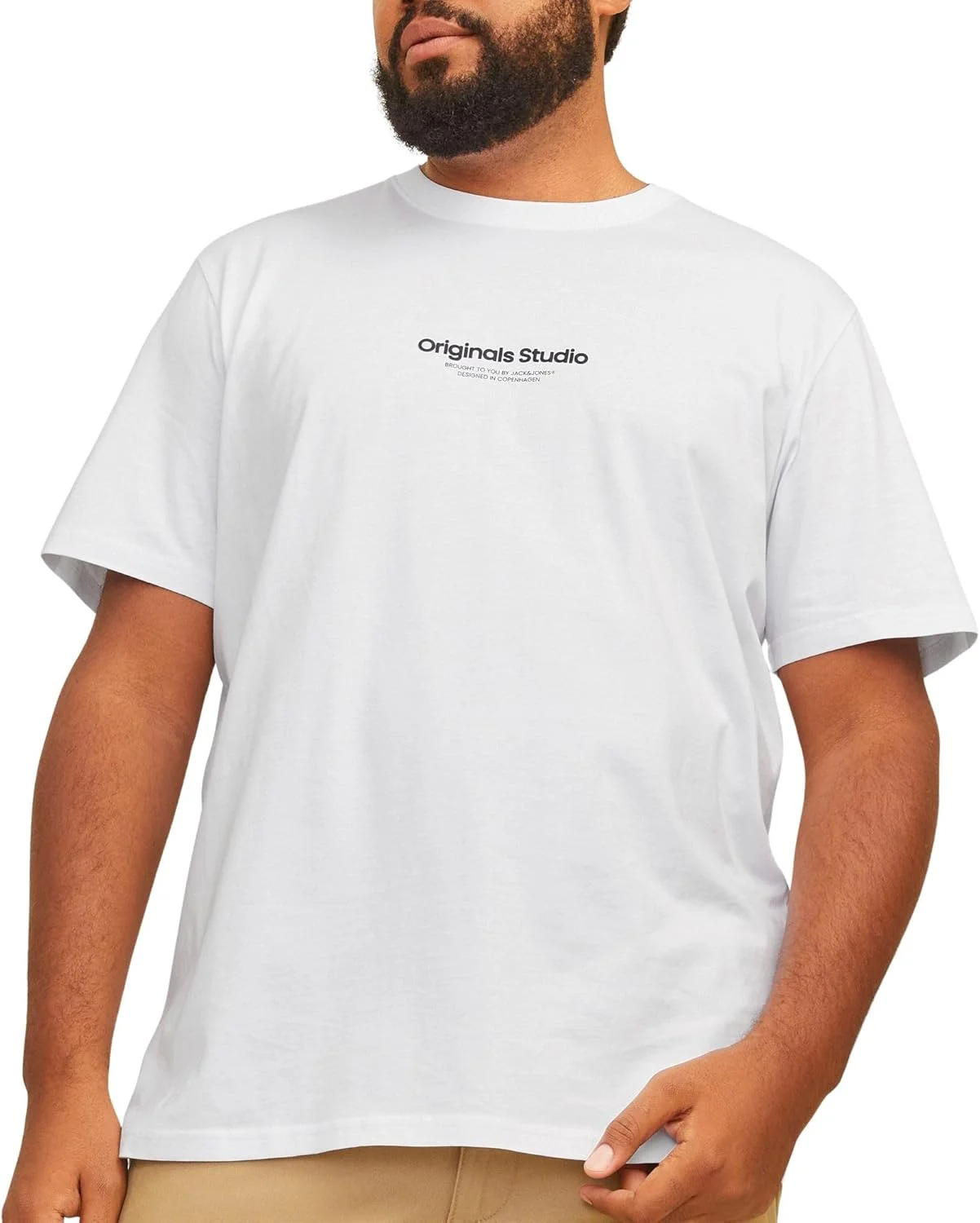 تی شرت مردانه جک اند جونز مدل Jorvesterbro Tee Ss Crew Neck Noos Pls