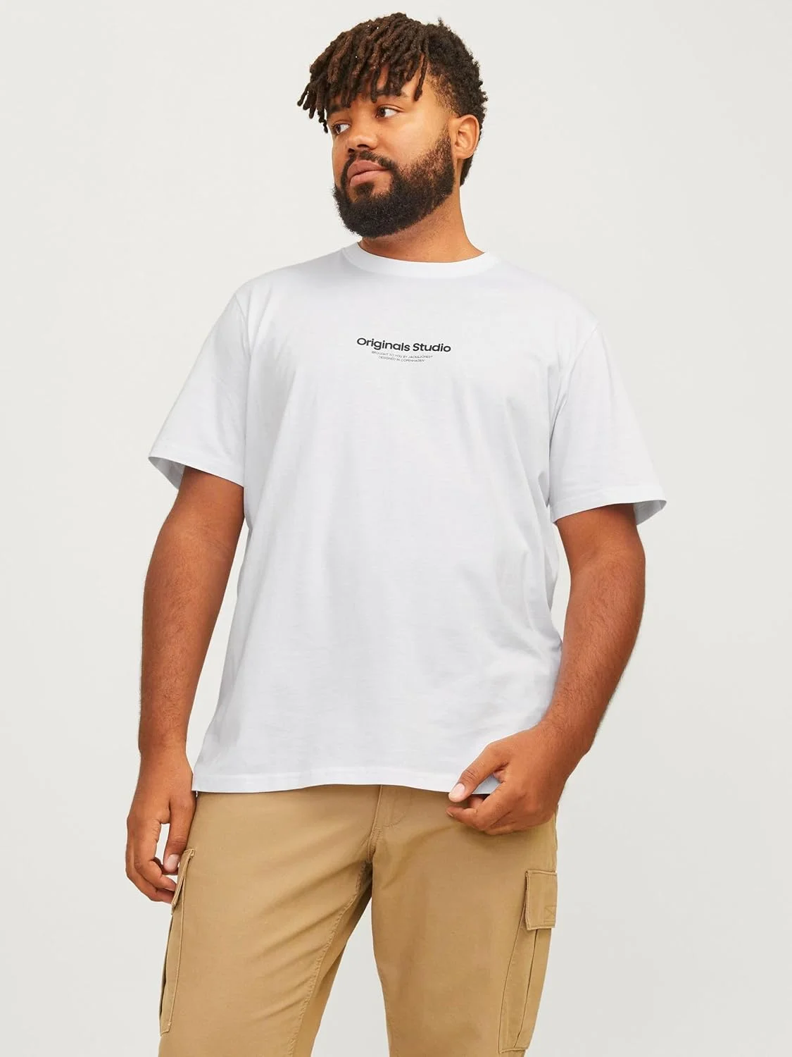 تی شرت مردانه جک اند جونز مدل Jorvesterbro Tee Ss Crew Neck Noos Pls