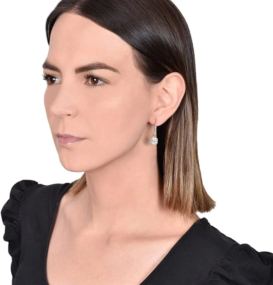 گوشواره های آویز آنه کلاین با زیرکونیای کوبیک بی عیب و نقص، شیشه، زیرکونیا کوبیک گوشواره های آویز آنه کلاین با زیرکونیای کوبیک بی عیب و نقص، شیشه، زیرکونیا کوبیک