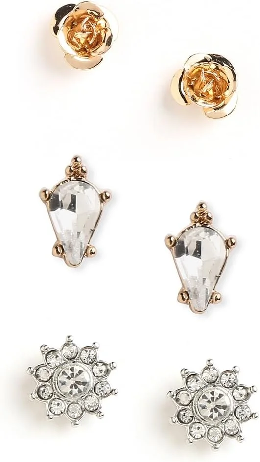 گوشواره چندتایی زنانه آلدو مدل Groadia، متالیک گوشواره چندتایی زنانه آلدو مدل Groadia، متالیک