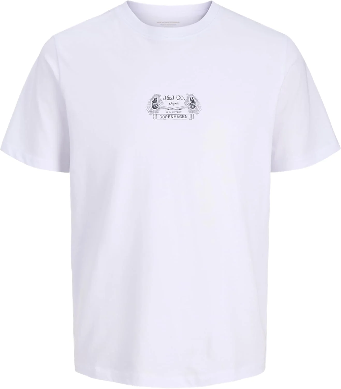 تی شرت مردانه جک اند جونز مدل Jorretro آستین کوتاه یقه گرد بسته 3 عددی