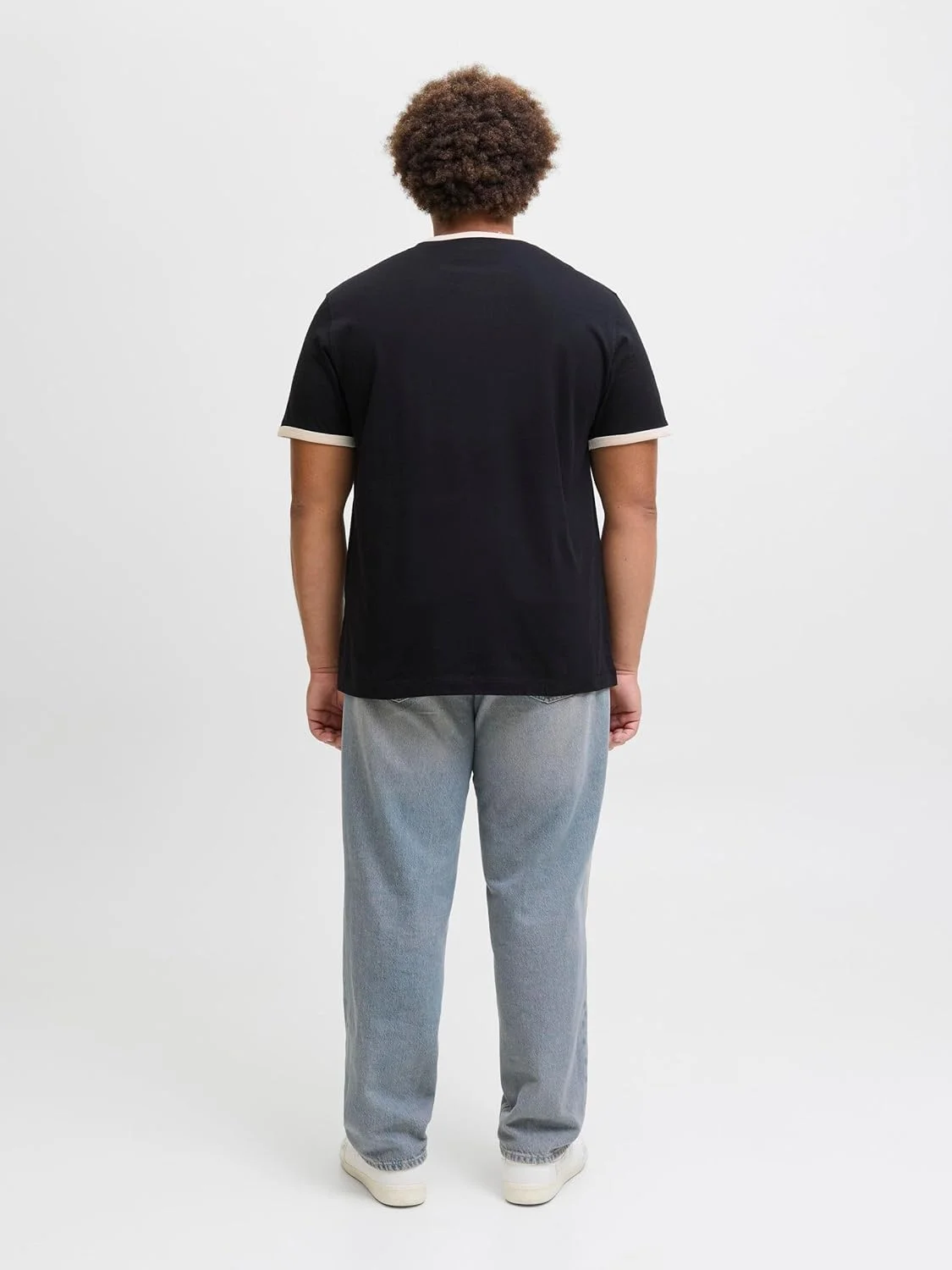 تی شرت یقه گرد مردانه جک اند جونز مدل Jornorrebro Ringer آستین کوتاه (تک عددی)