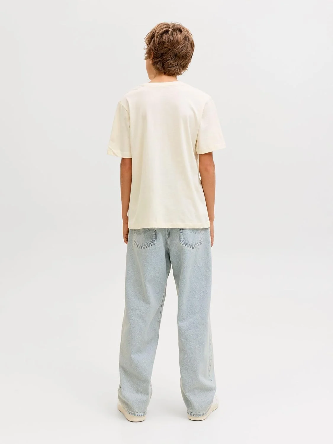 تی شرت پسرانه جک اند جونز مدل Jorinwood Block Brand Tee Ss Cn Noos Jnr (تک عددی)