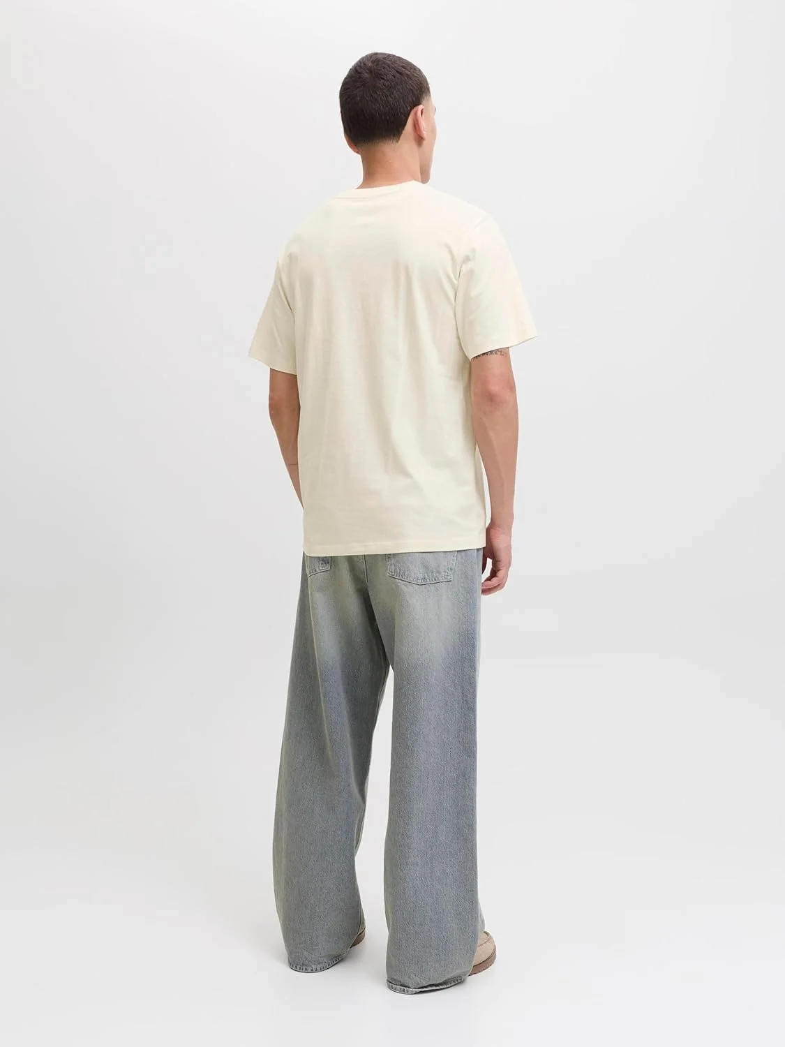 تی شرت مردانه جک اند جونز مدل Jorinwood Block Branding Tee Ss Cn (بسته 1 عددی)