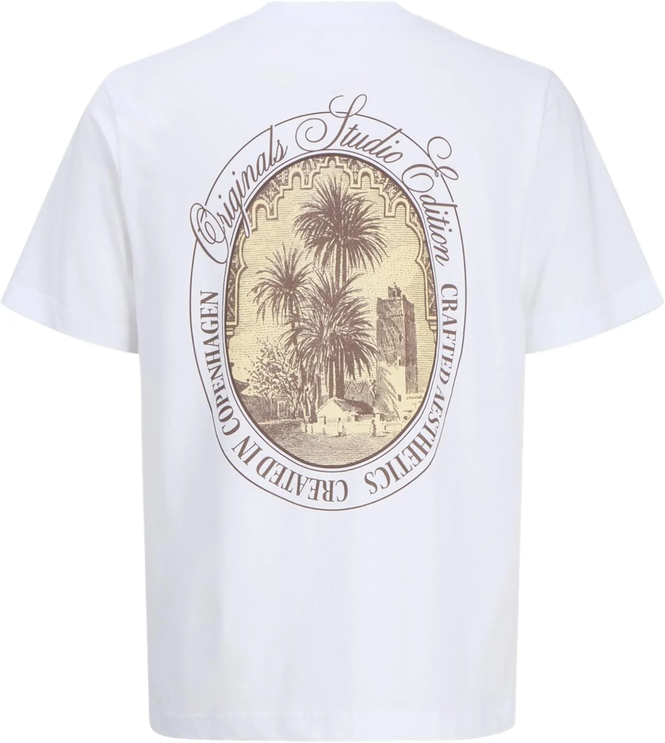 تی شرت مردانه جک اند جونز مدل Jorhydra Back Tee Ss Crew Neck Se25 (بسته 1 عددی)