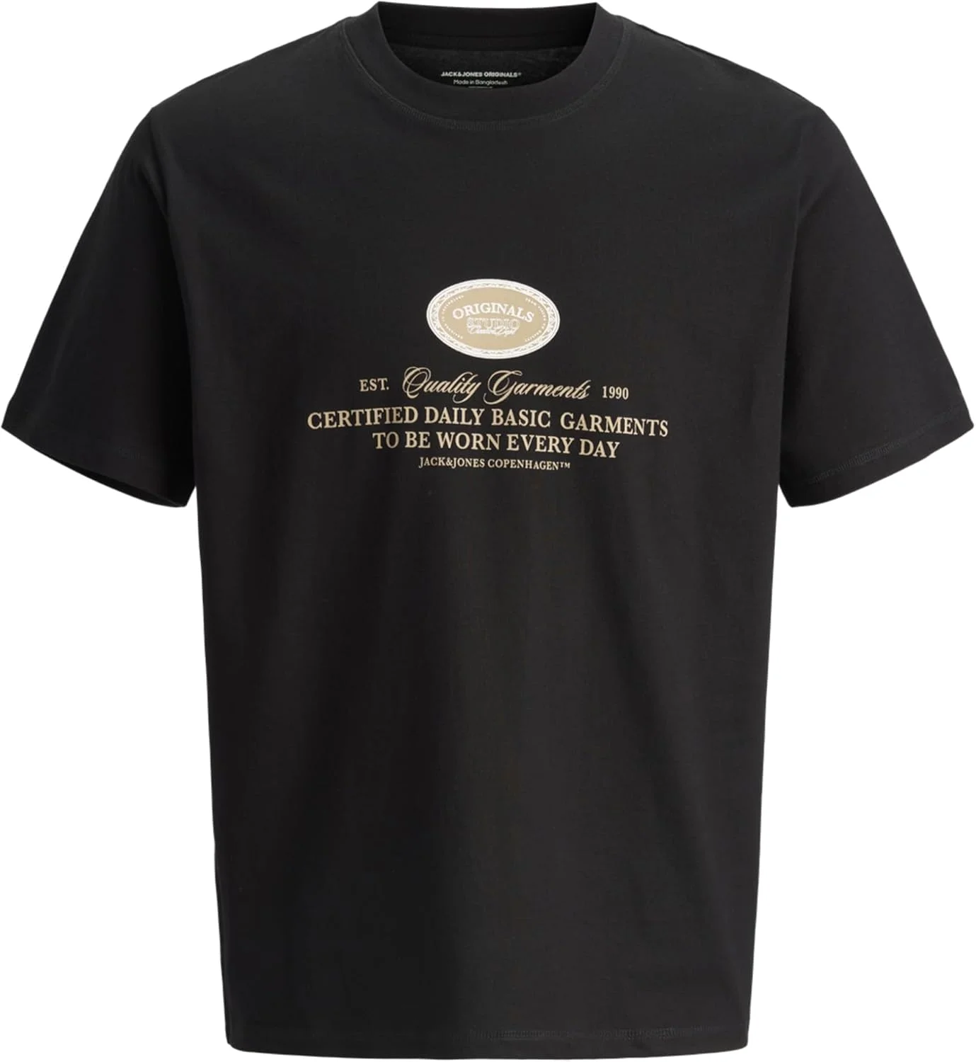 تی شرت مردانه جک اند جونز مدل Jorgreene Branding Tee Ss Cn Ch (بسته 1 عددی)