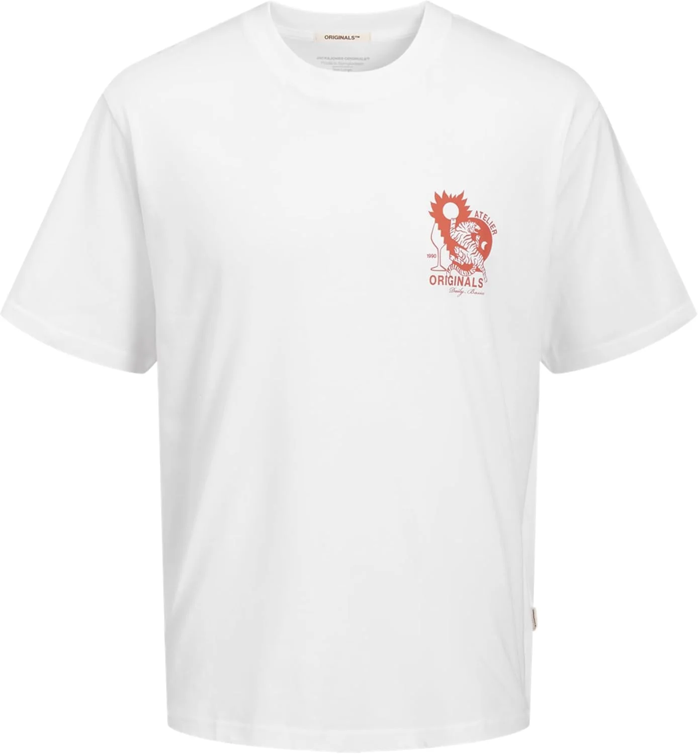 تی شرت مردانه جک اند جونز مدل Jorbellagio Collage Tee Ss Crew Ne Pls (بسته 1 عددی)