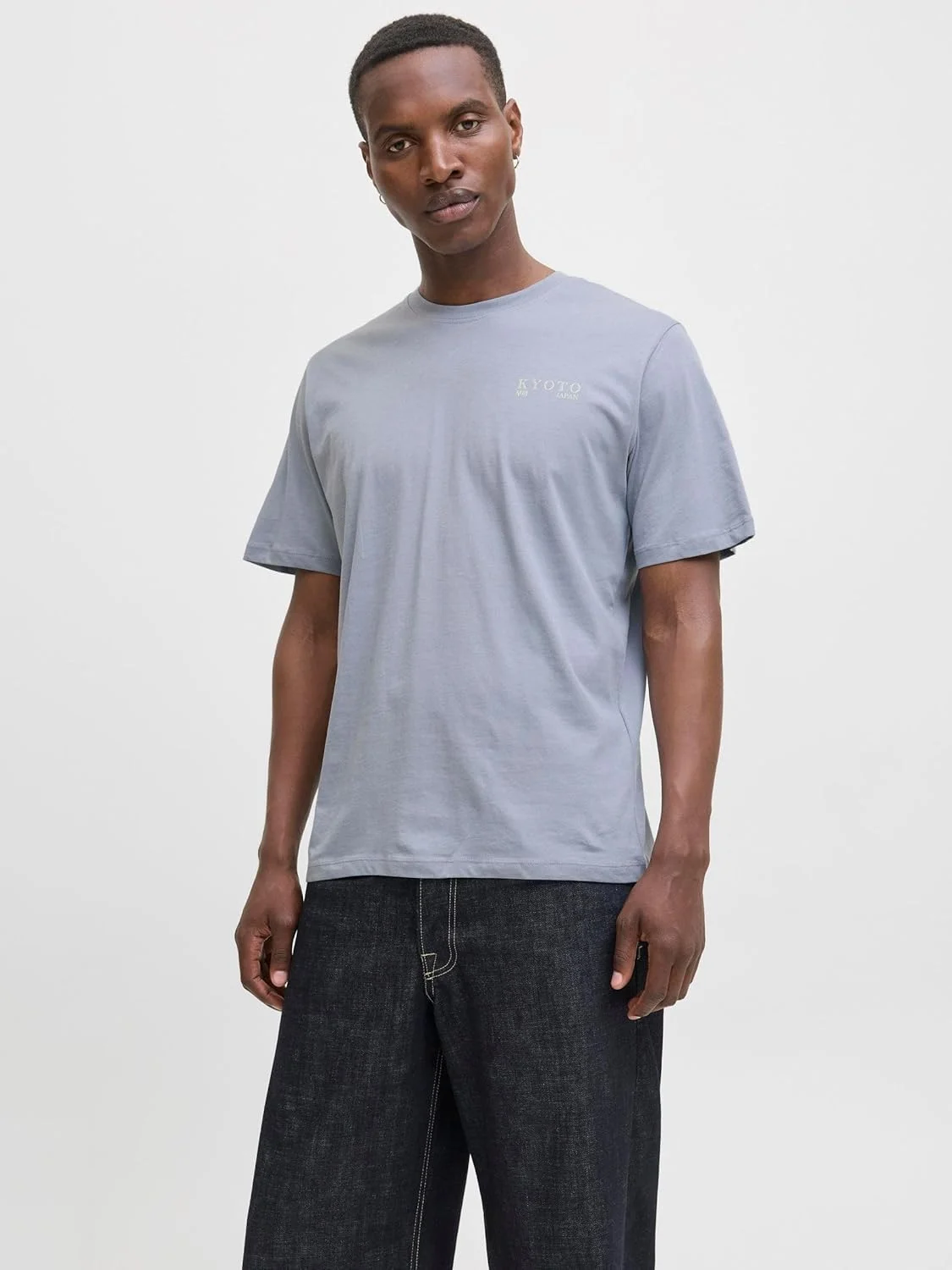 تی شرت آستین کوتاه مردانه جک اند جونز مدل Jorbradley Kyoto C.n Stmss25 (بسته 1 عددی)