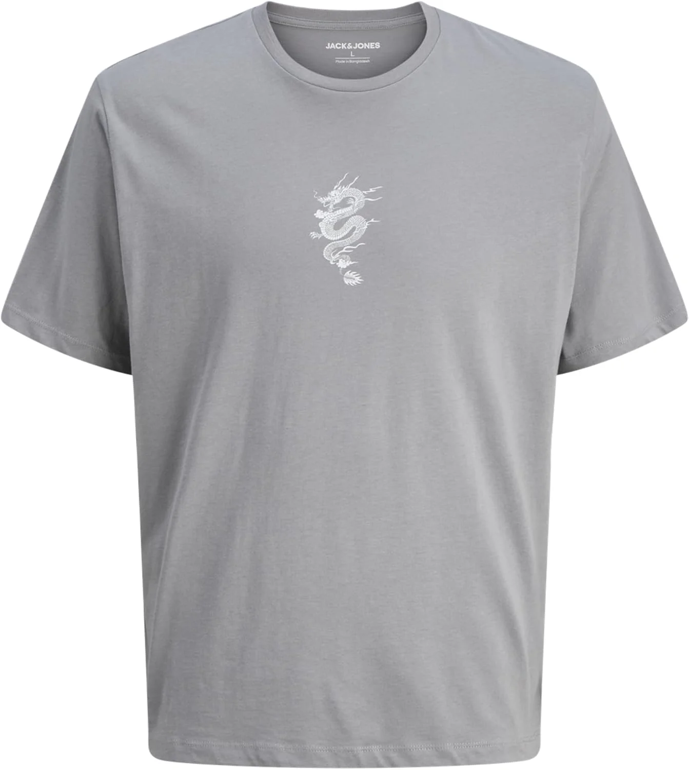 تی شرت یقه گرد مردانه جک اند جونز مدل Jjmiko (تک عددی)