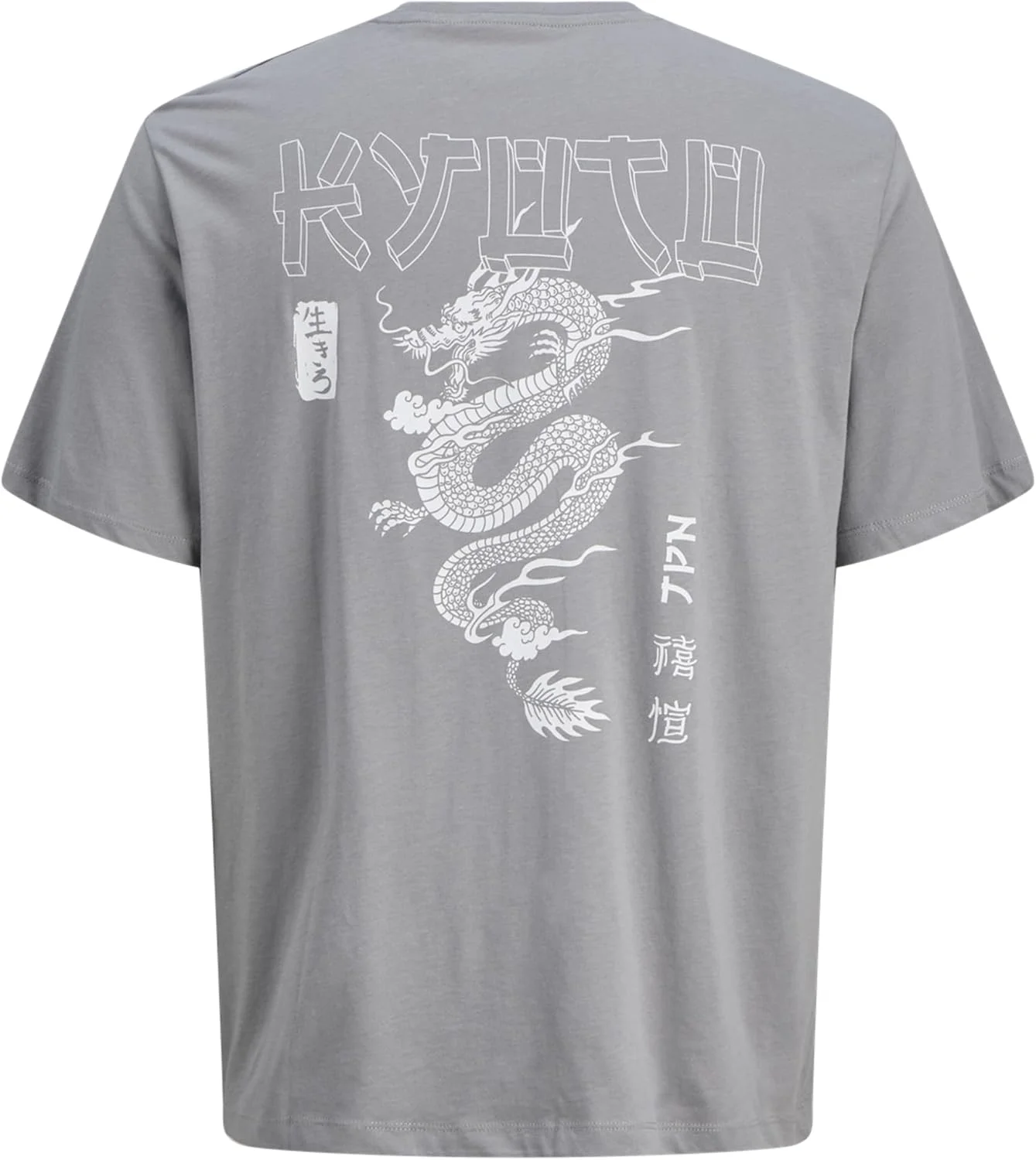 تی شرت یقه گرد مردانه جک اند جونز مدل Jjmiko (تک عددی)