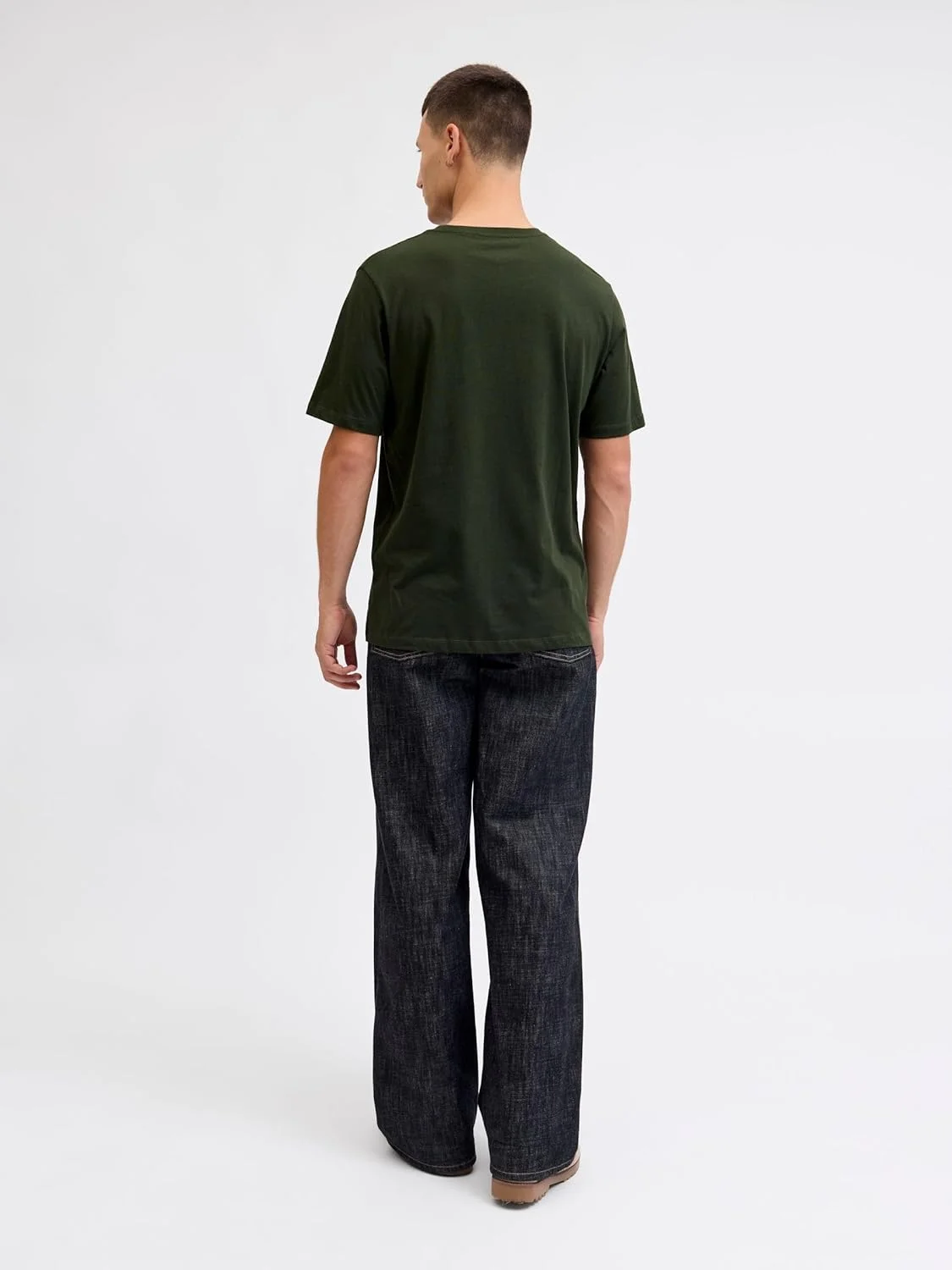 تی شرت مردانه جک اند جونز مدل Jjxmas Text Tee Ss Crew Neck (بسته 1 عددی)