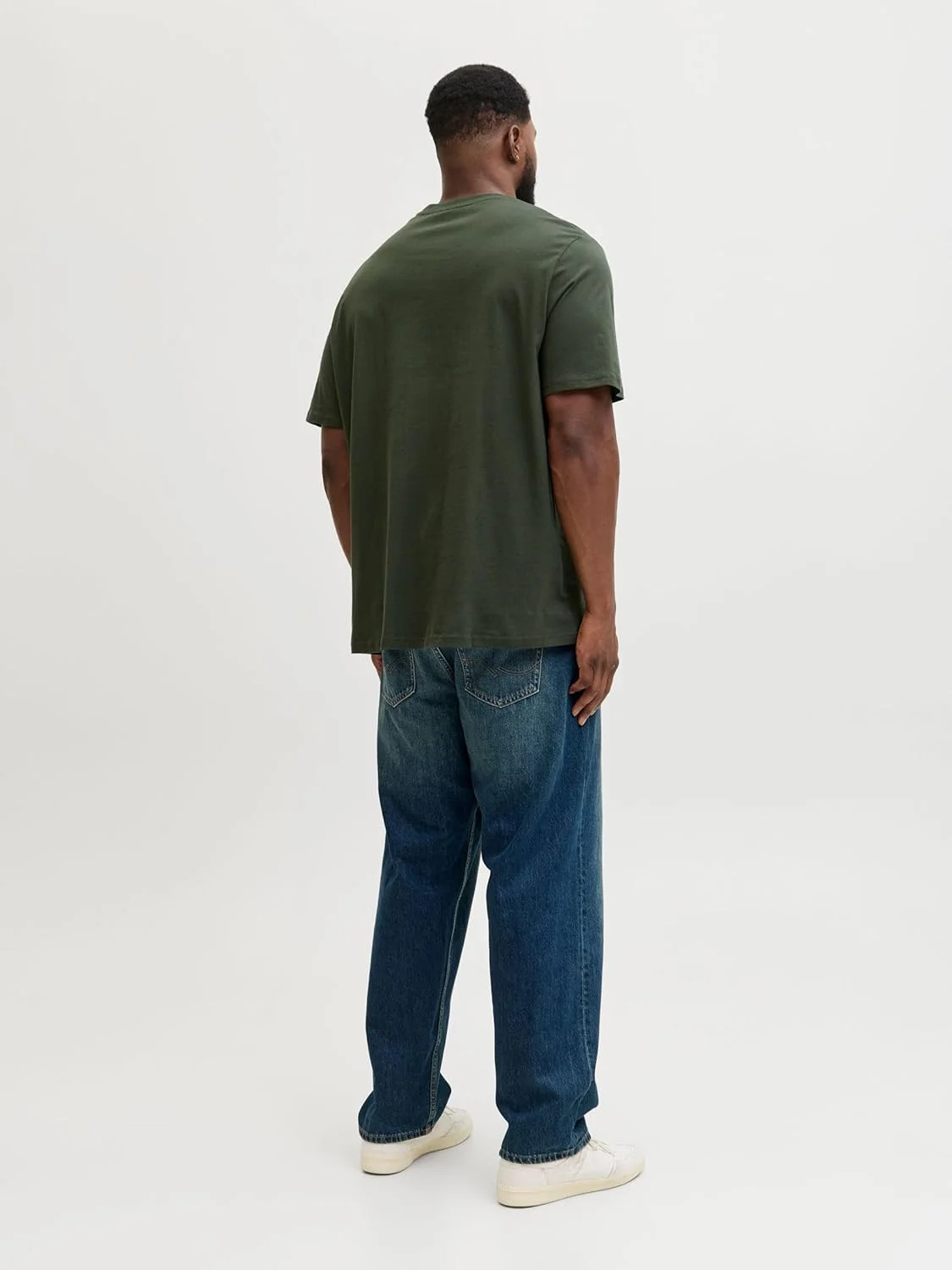 تی شرت یقه گرد آستین کوتاه مردانه جک اند جونز (بسته 1 عددی)