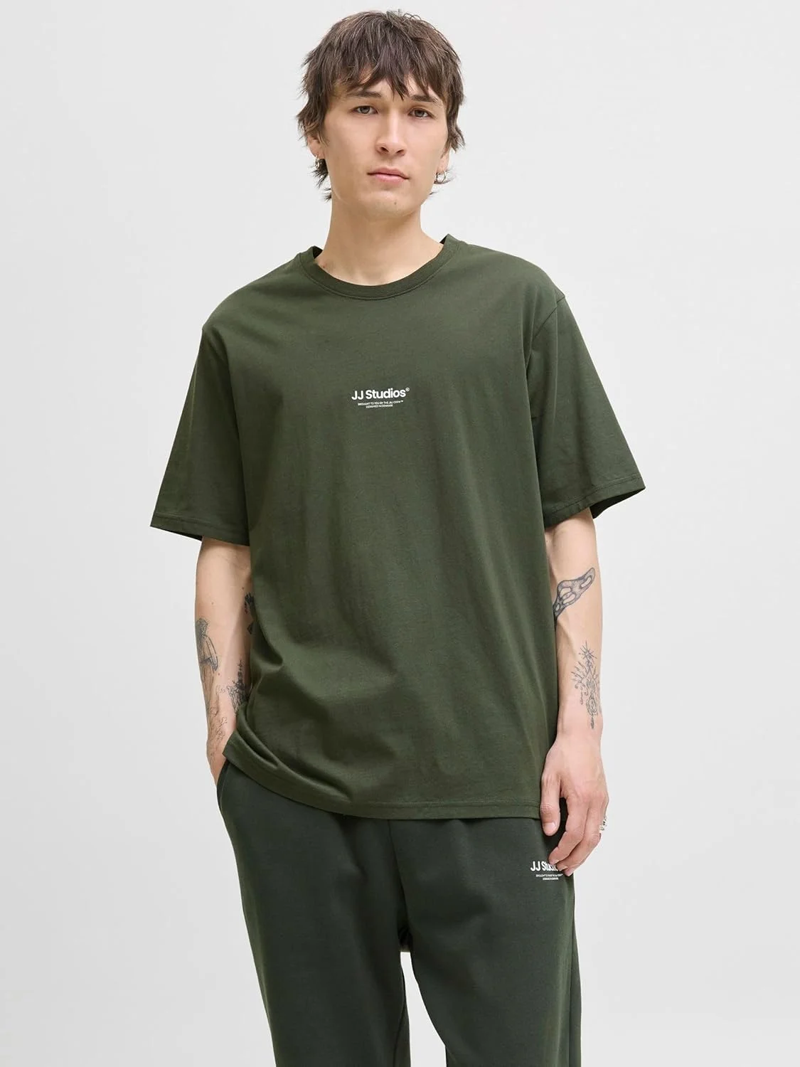 تی شرت مردانه جک اند جونز مدل Jjesoho Tee Ss Crew Neck Noos (تک بسته)